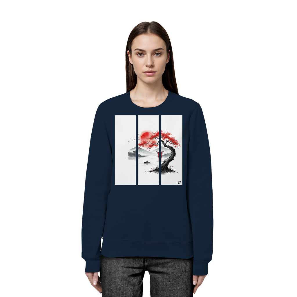 Kirschblüten Vibes - Organic Basic Unisex Sweatshirt