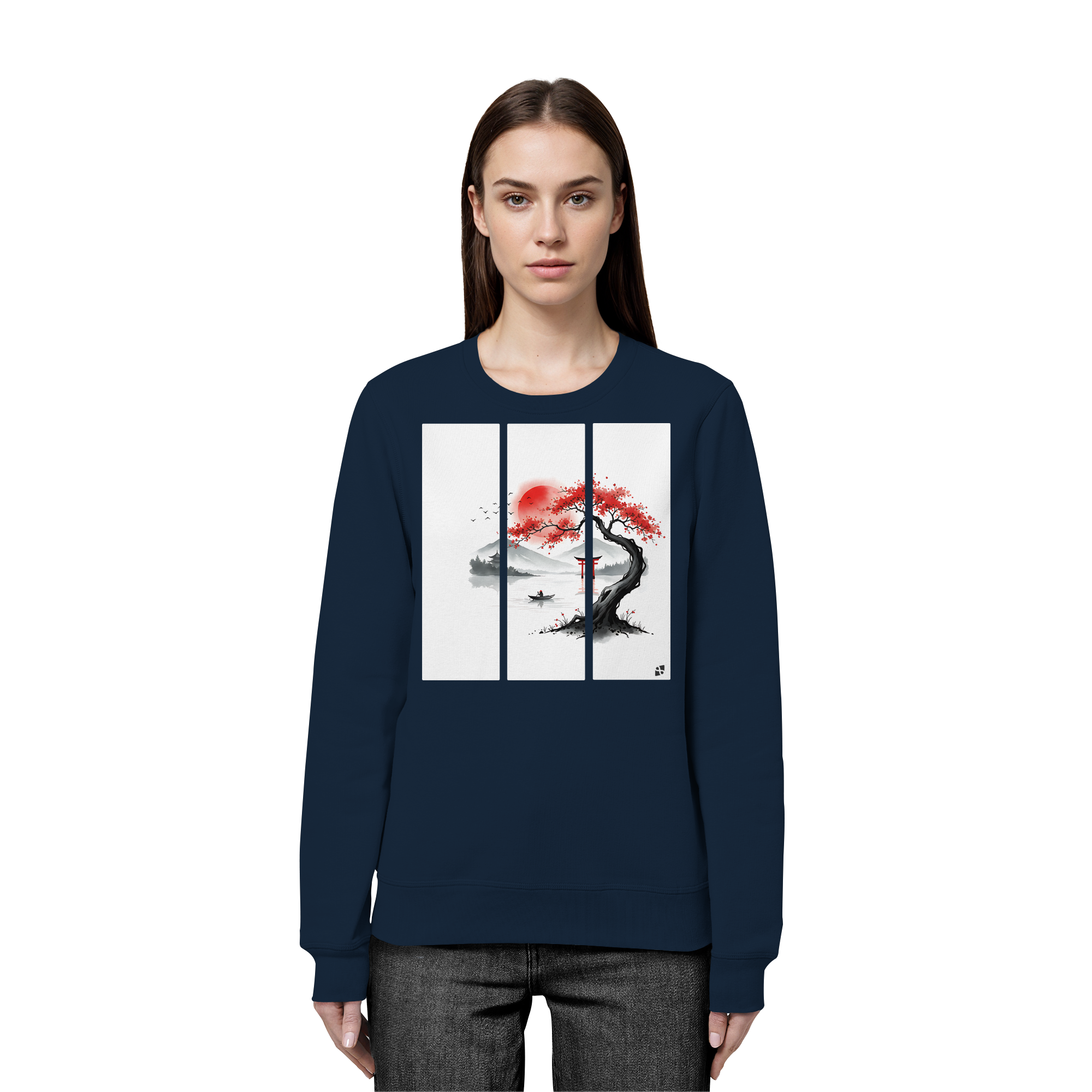 Kirschblüten Vibes - Organic Basic Unisex Sweatshirt