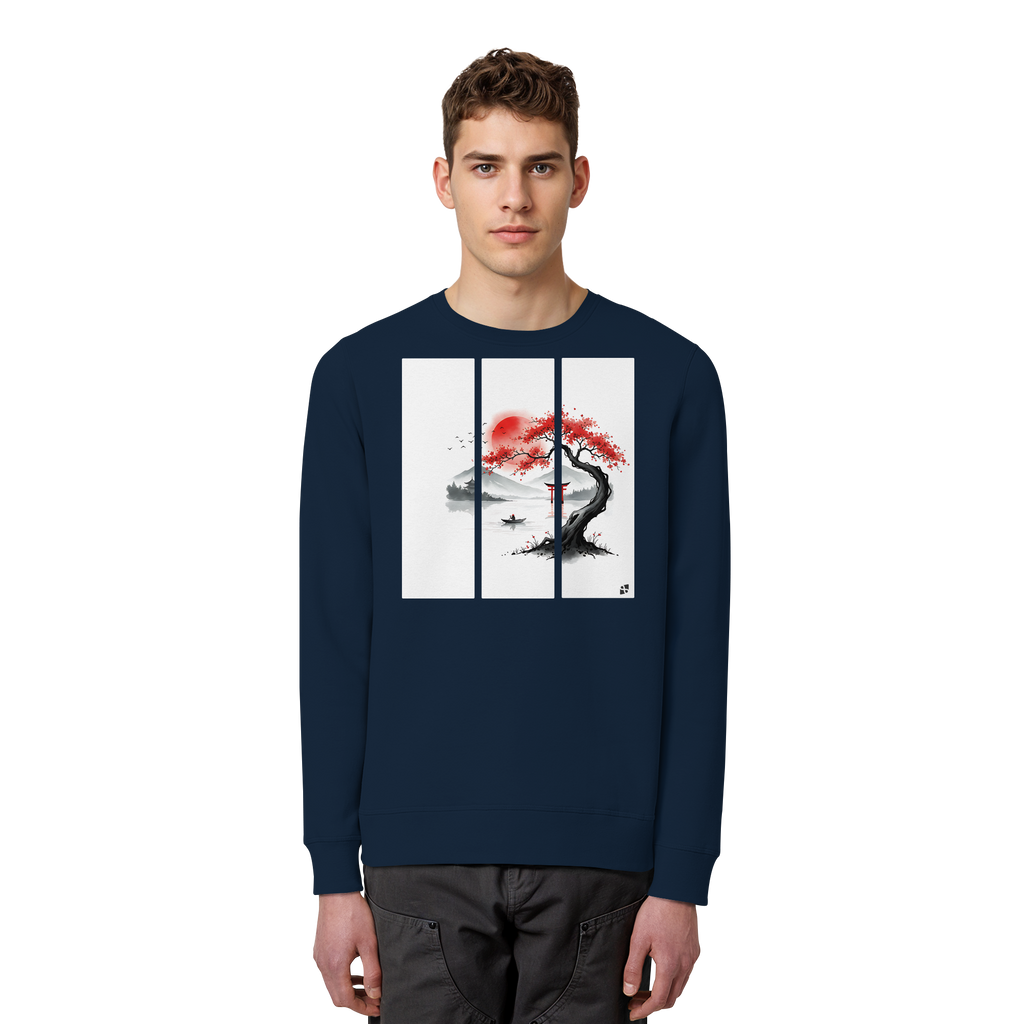 Kirschblüten Vibes - Organic Basic Unisex Sweatshirt