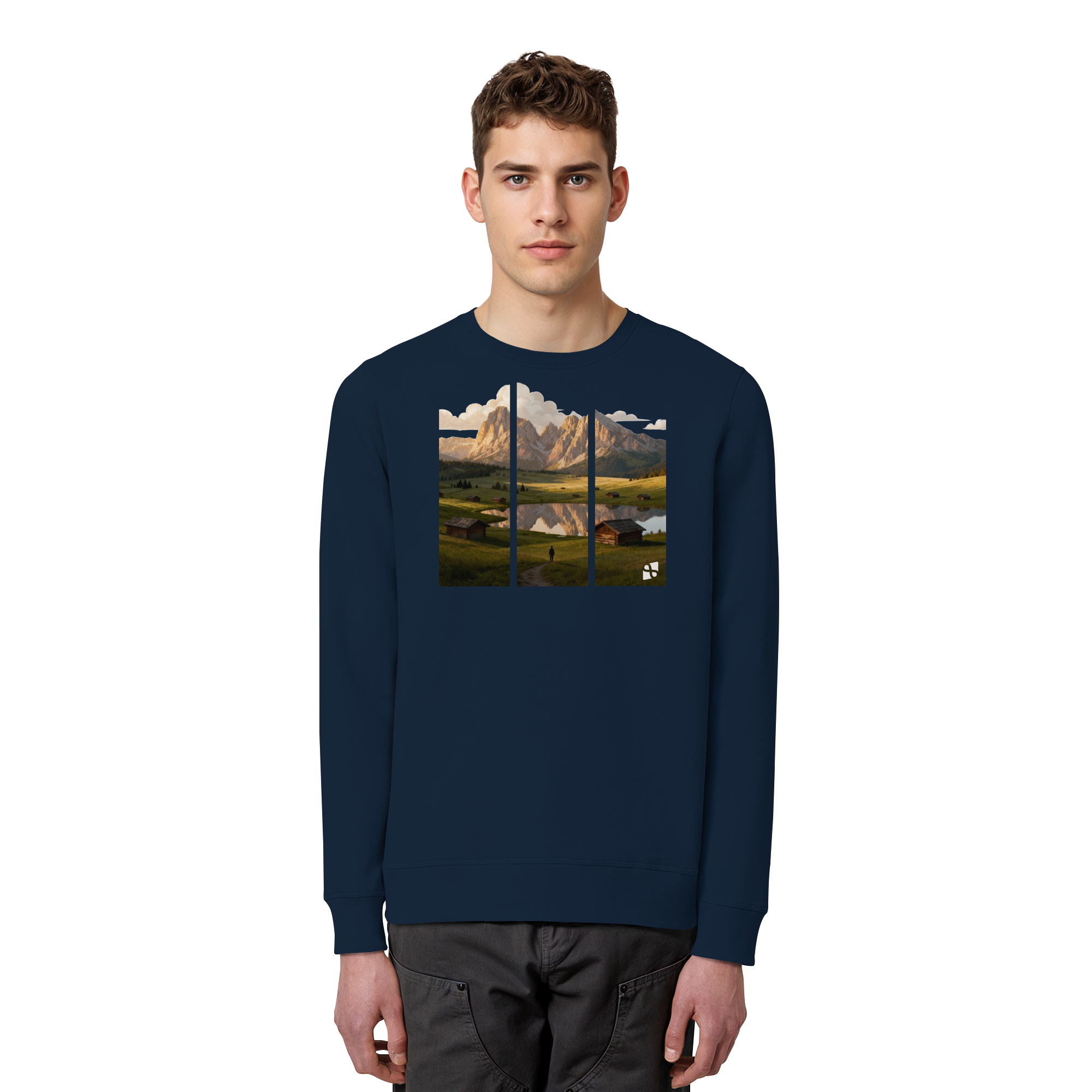 Mountainview - Organic Basic Unisex Sweatshirt