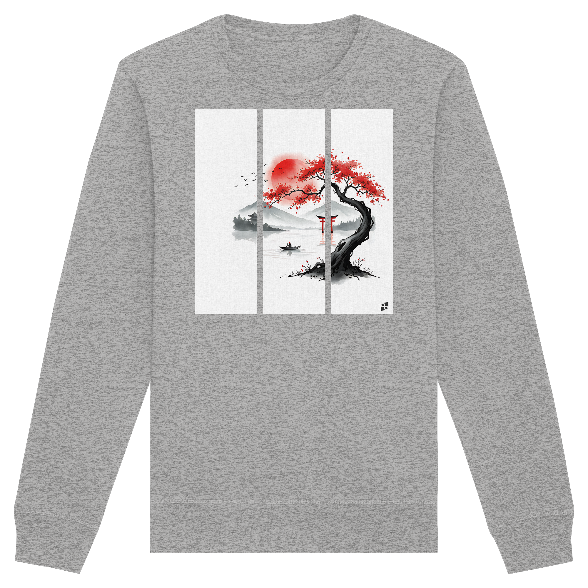 Kirschblüten Vibes - Organic Basic Unisex Sweatshirt