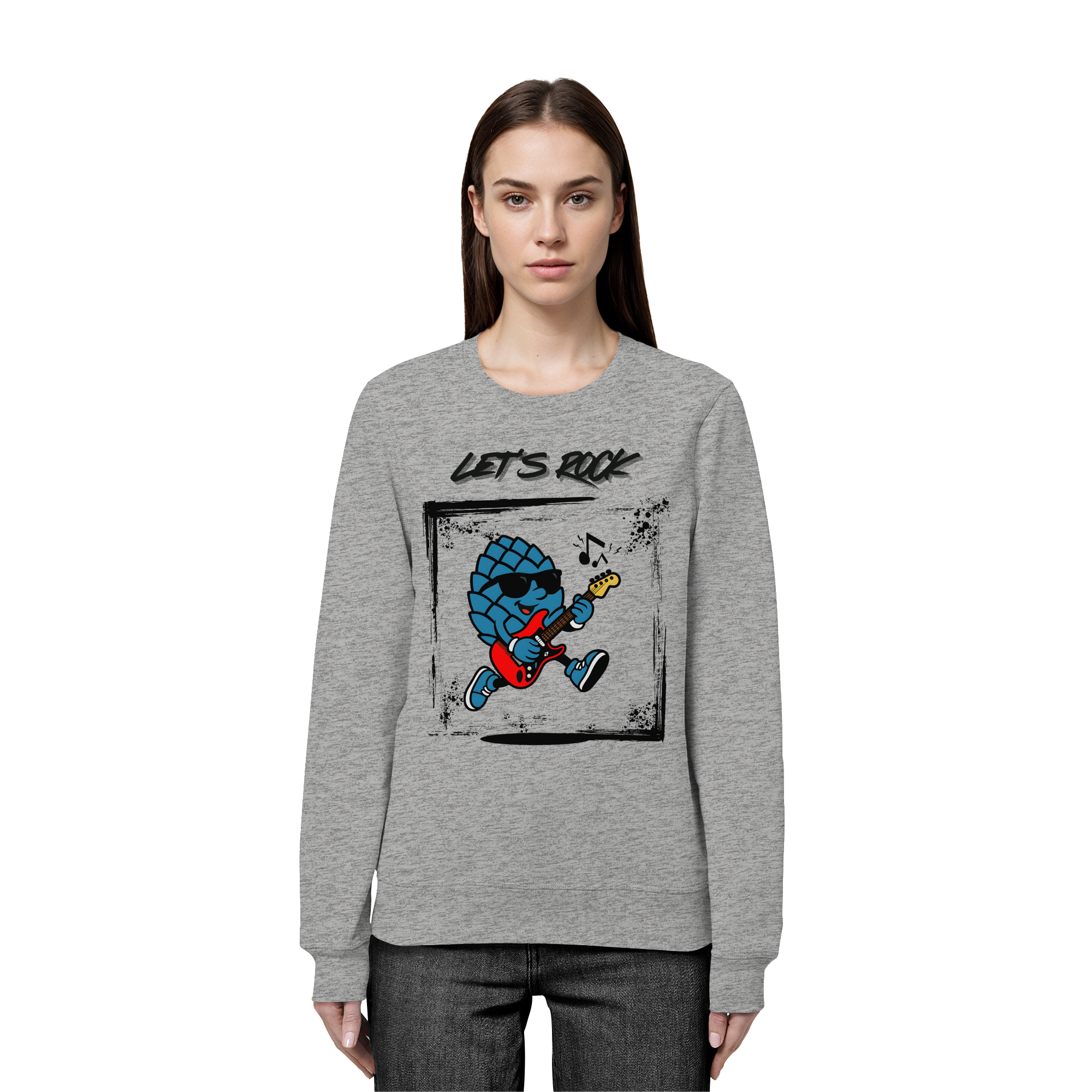 Lets Rock Zirbi - Organic Basic Unisex Sweatshirt