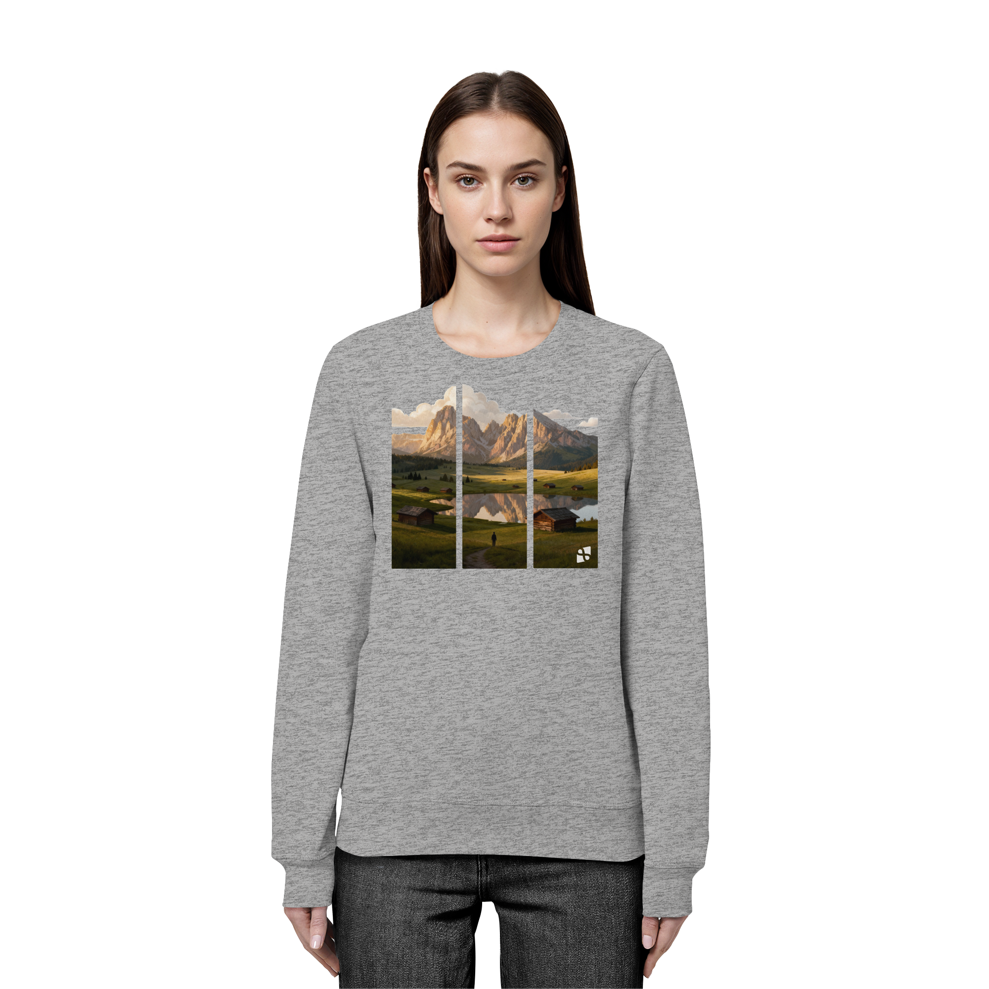 Mountainview - Organic Basic Unisex Sweatshirt