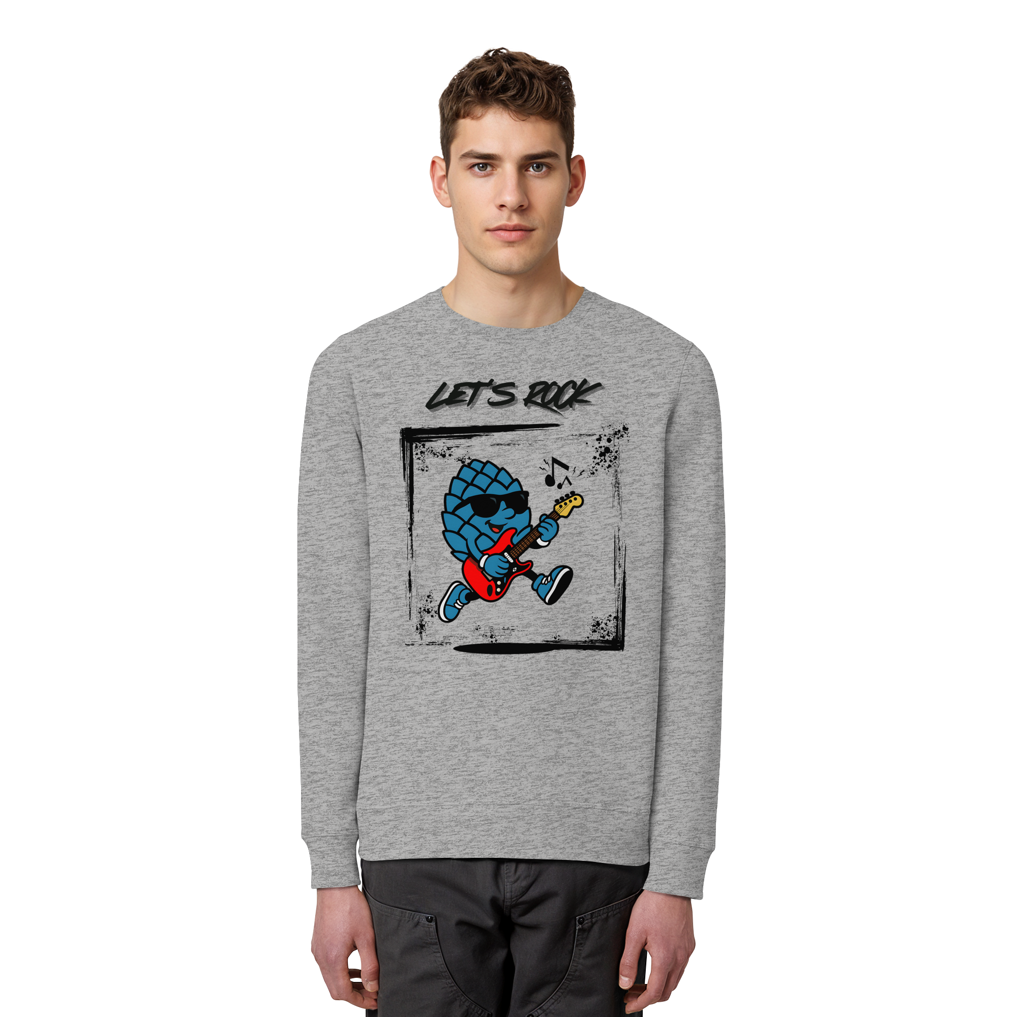 Lets Rock Zirbi - Organic Basic Unisex Sweatshirt