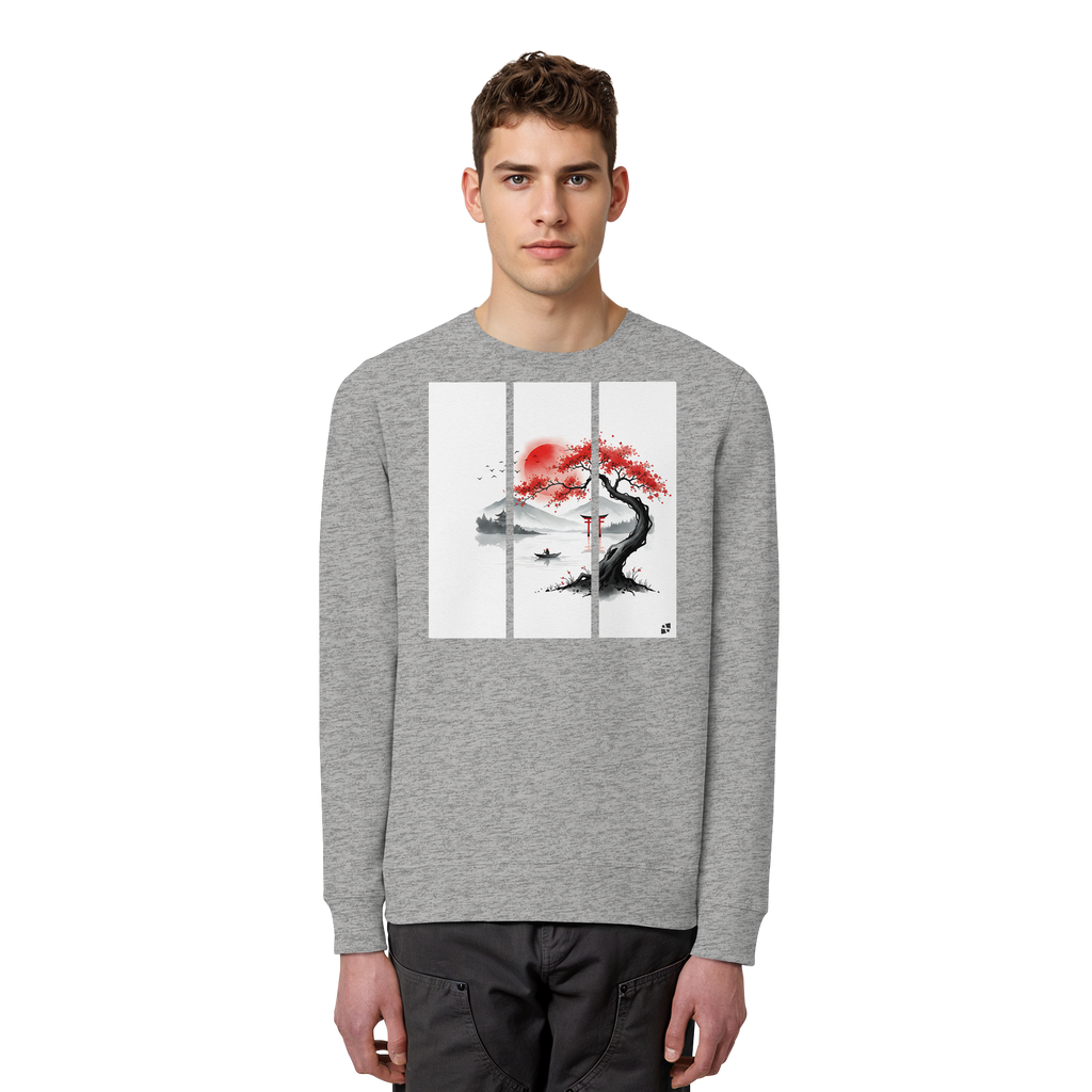 Kirschblüten Vibes - Organic Basic Unisex Sweatshirt