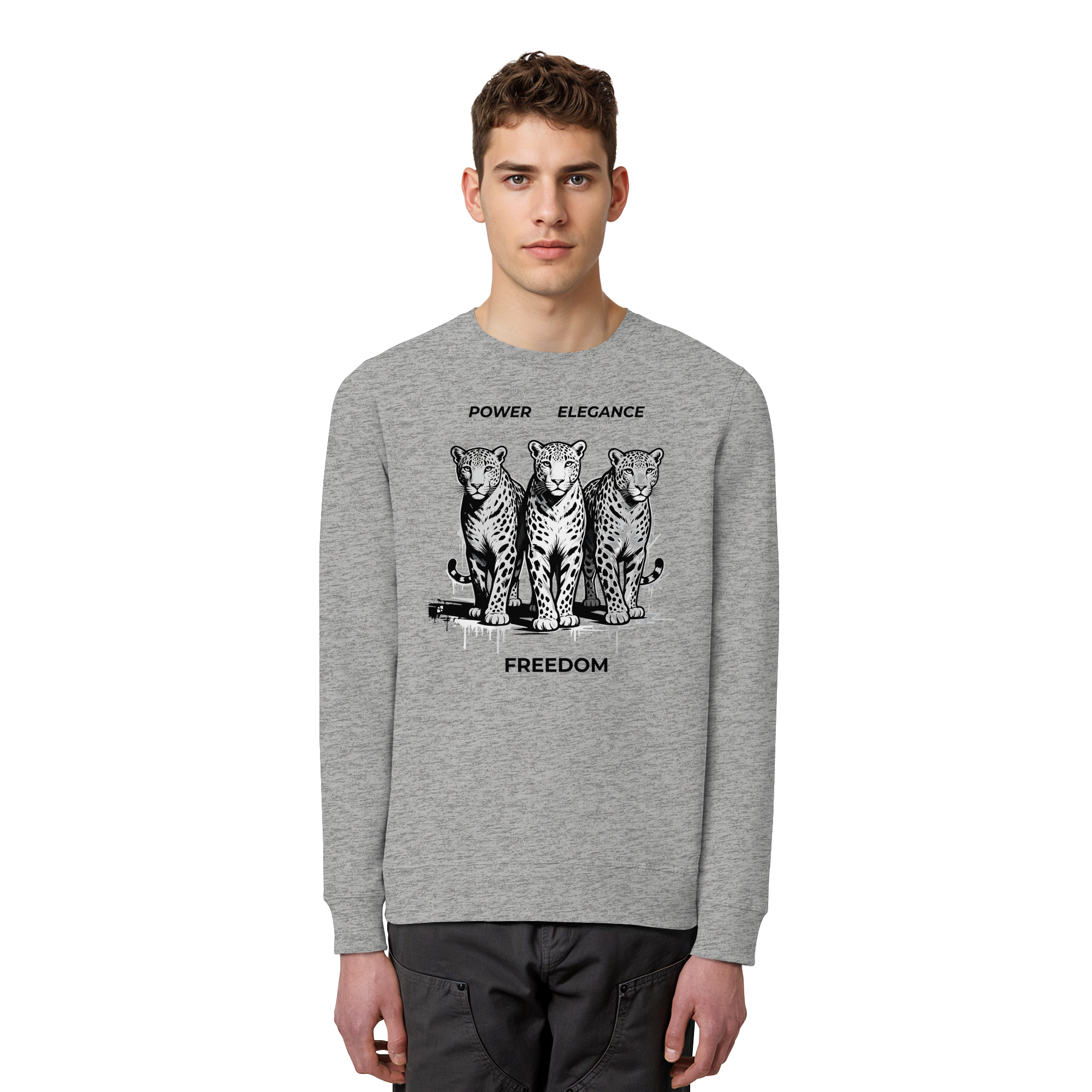 PER Leoparden - Organic Basic Unisex Sweatshirt