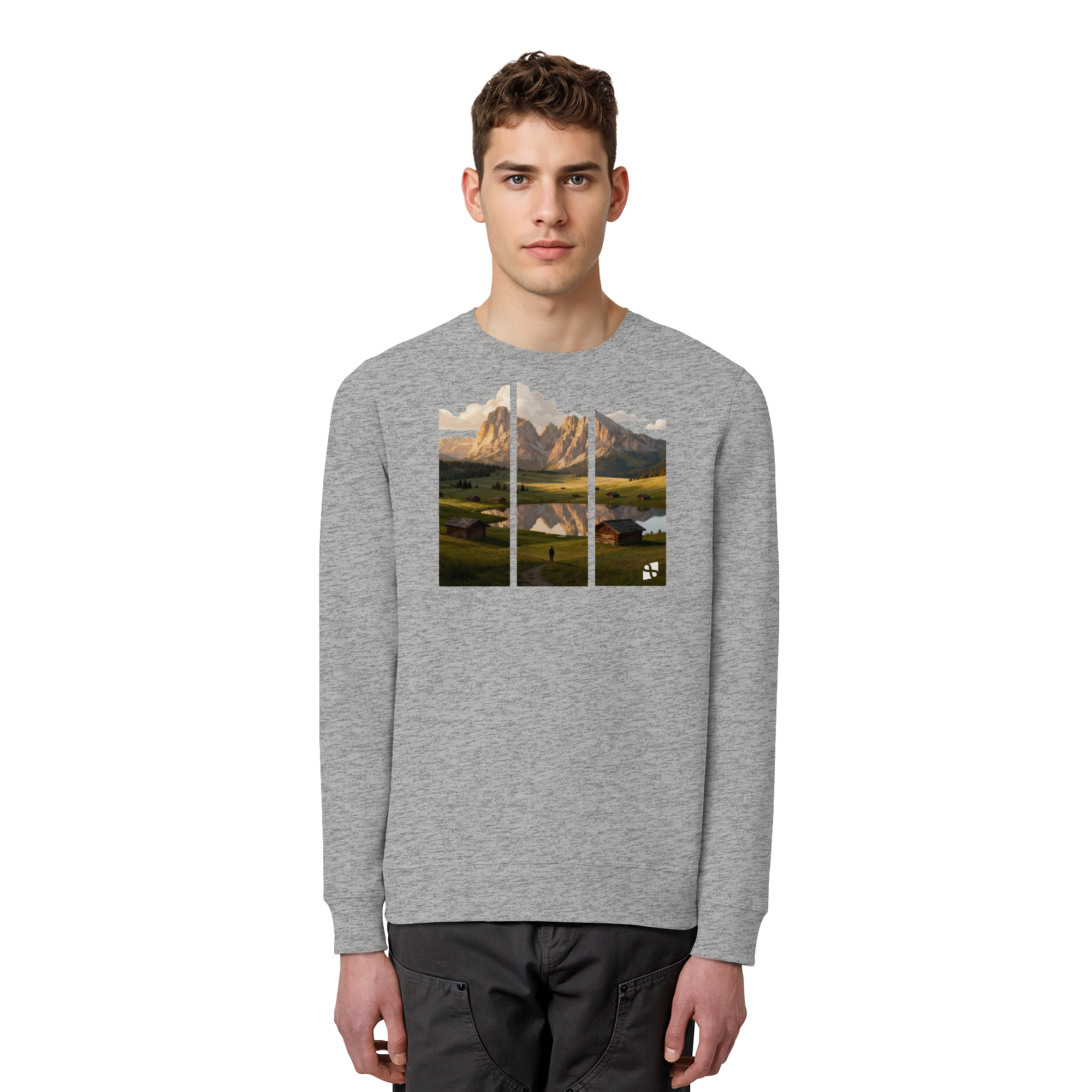 Mountainview - Organic Basic Unisex Sweatshirt