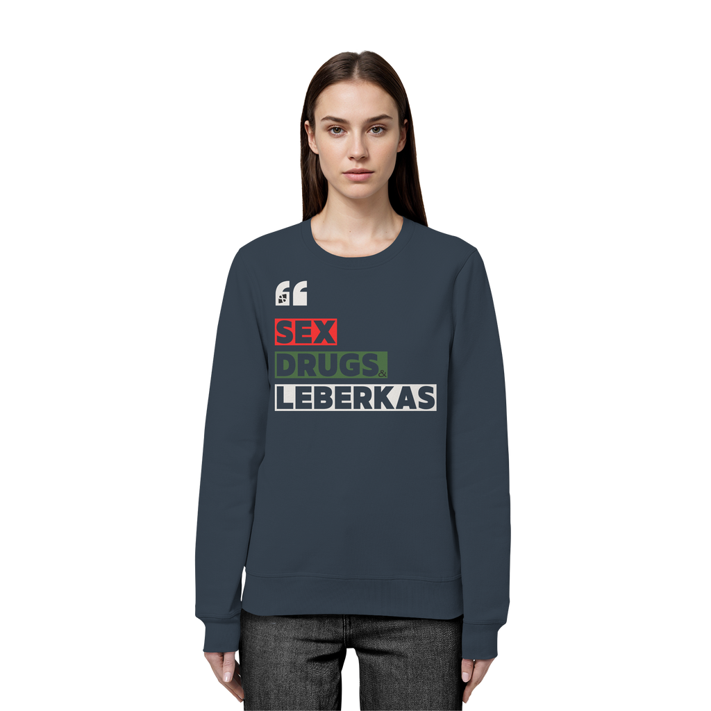 SDL- "SEX DRUGS & LEBERKAS" - Organic Basic Unisex Sweatshirt