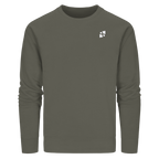 Tannenhäher mit Zirbelnuss + Emblem Stick - Organic Basic Unisex Sweatshirt