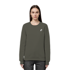 WTF - "Wear The Fair" Print mit besticktem Emblem - Organic Basic Unisex Sweatshirt