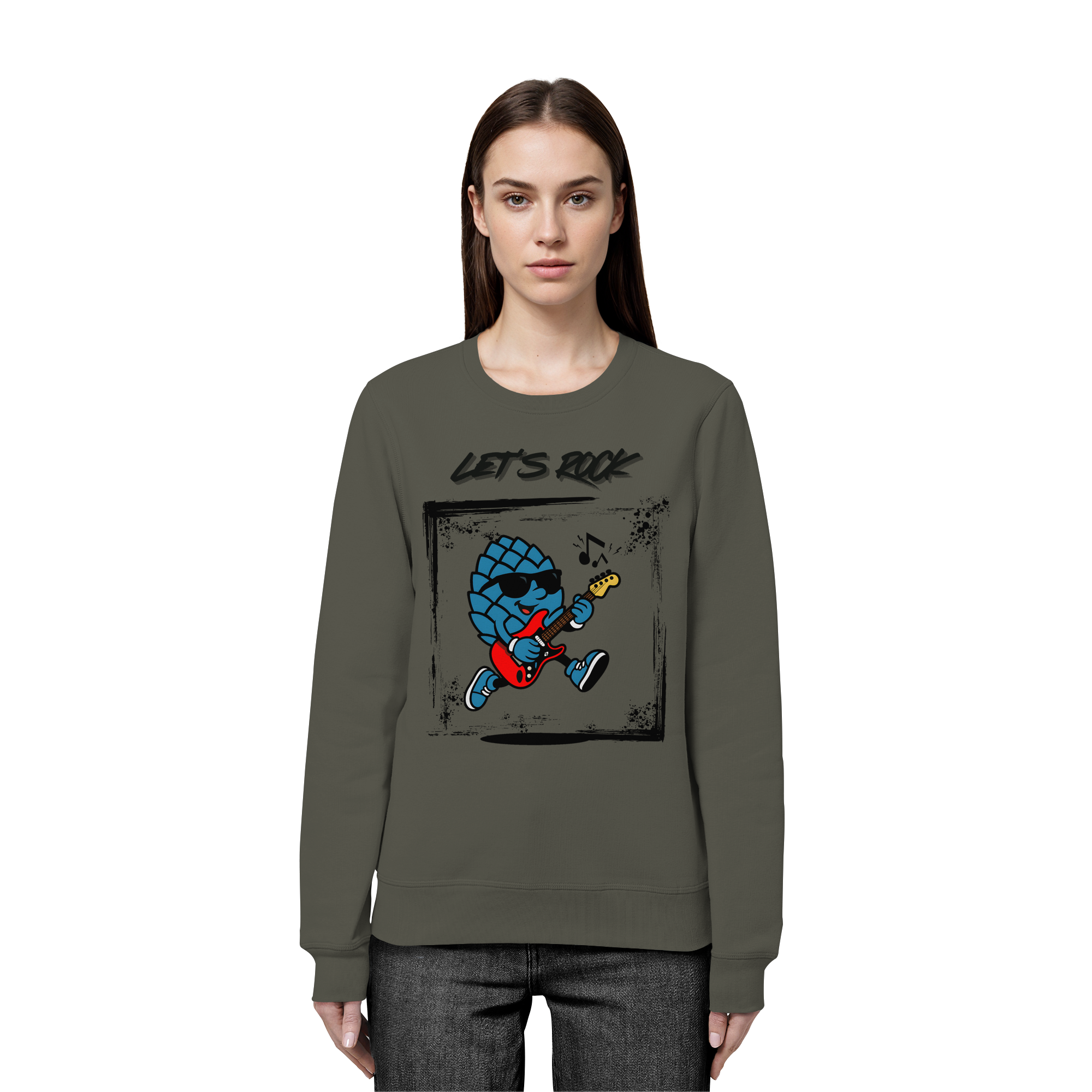 Lets Rock Zirbi - Organic Basic Unisex Sweatshirt