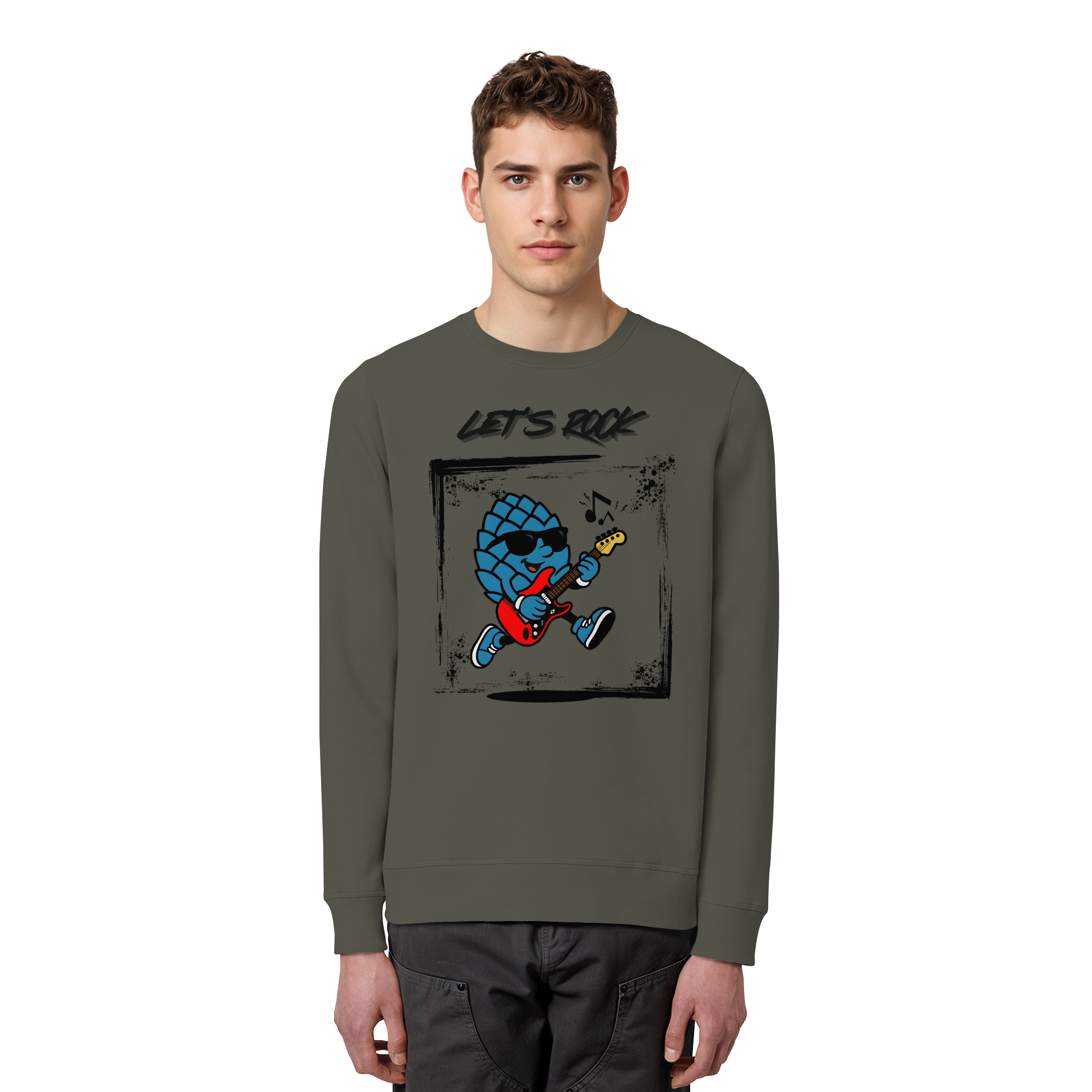 Lets Rock Zirbi - Organic Basic Unisex Sweatshirt