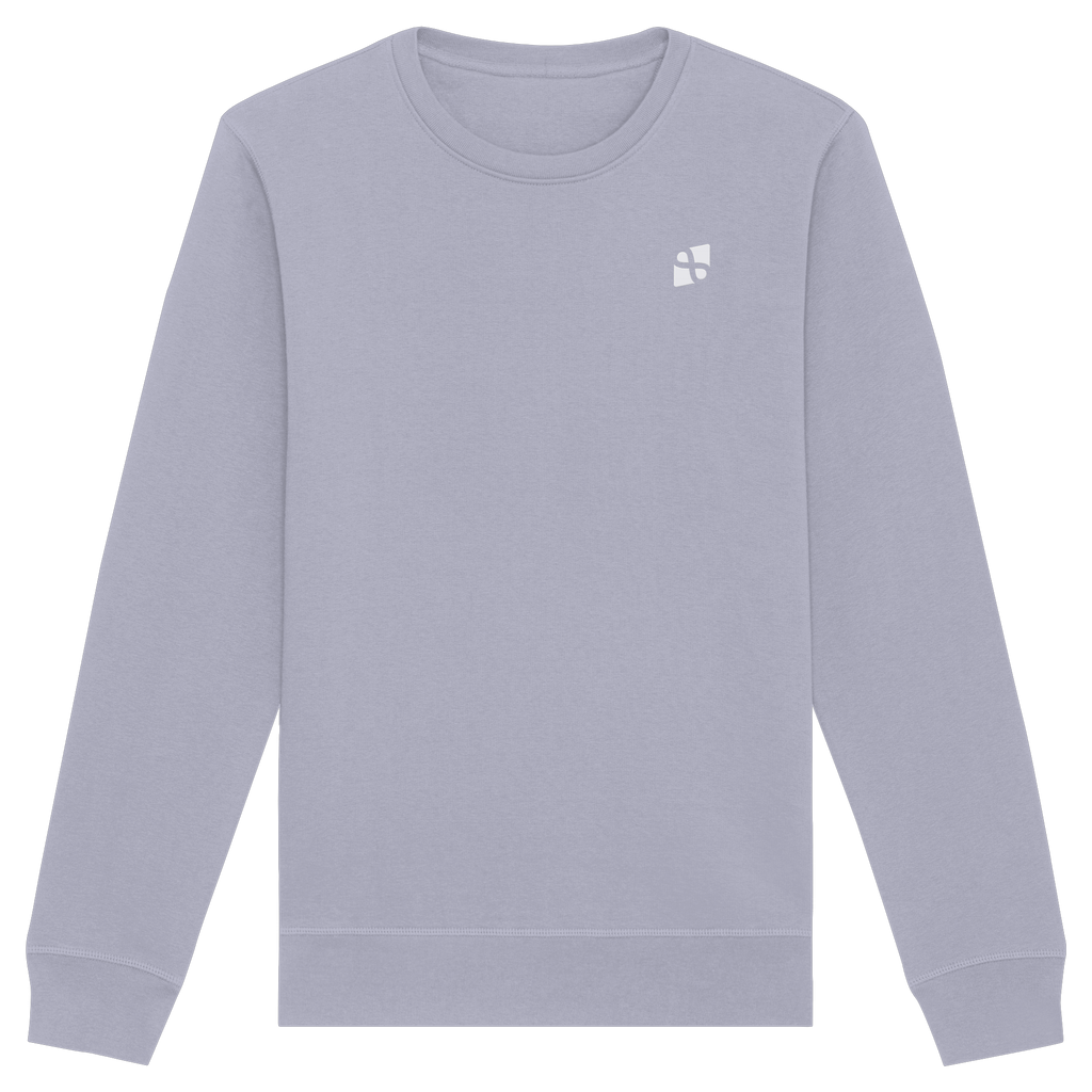 Tannenhäher mit Zirbelnuss + Emblem Stick - Organic Basic Unisex Sweatshirt