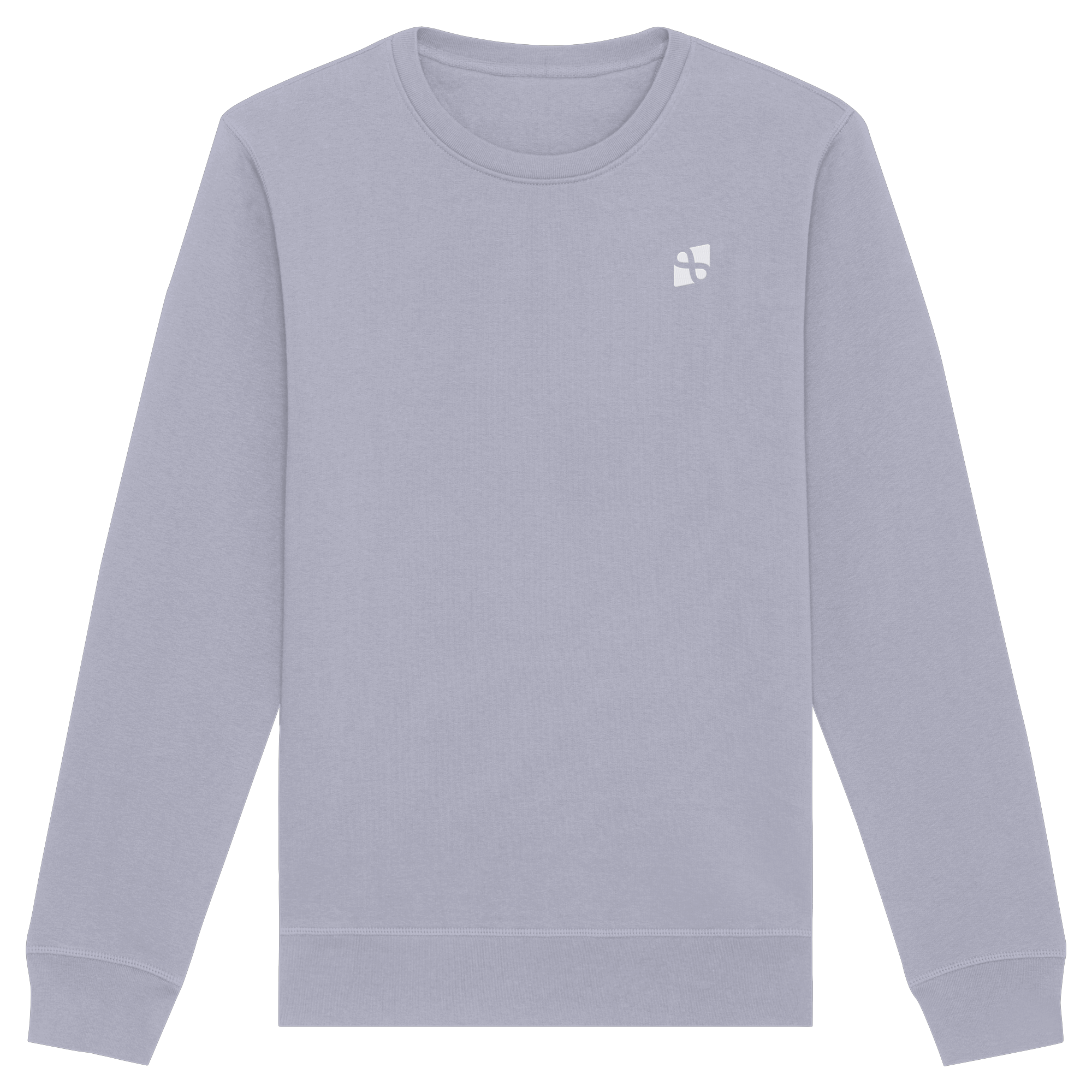 Tannenhäher mit Zirbelnuss + Emblem Stick - Organic Basic Unisex Sweatshirt