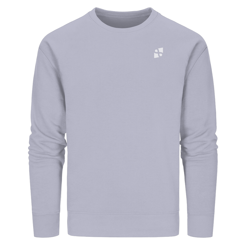 Tannenhäher mit Zirbelnuss + Emblem Stick - Organic Basic Unisex Sweatshirt