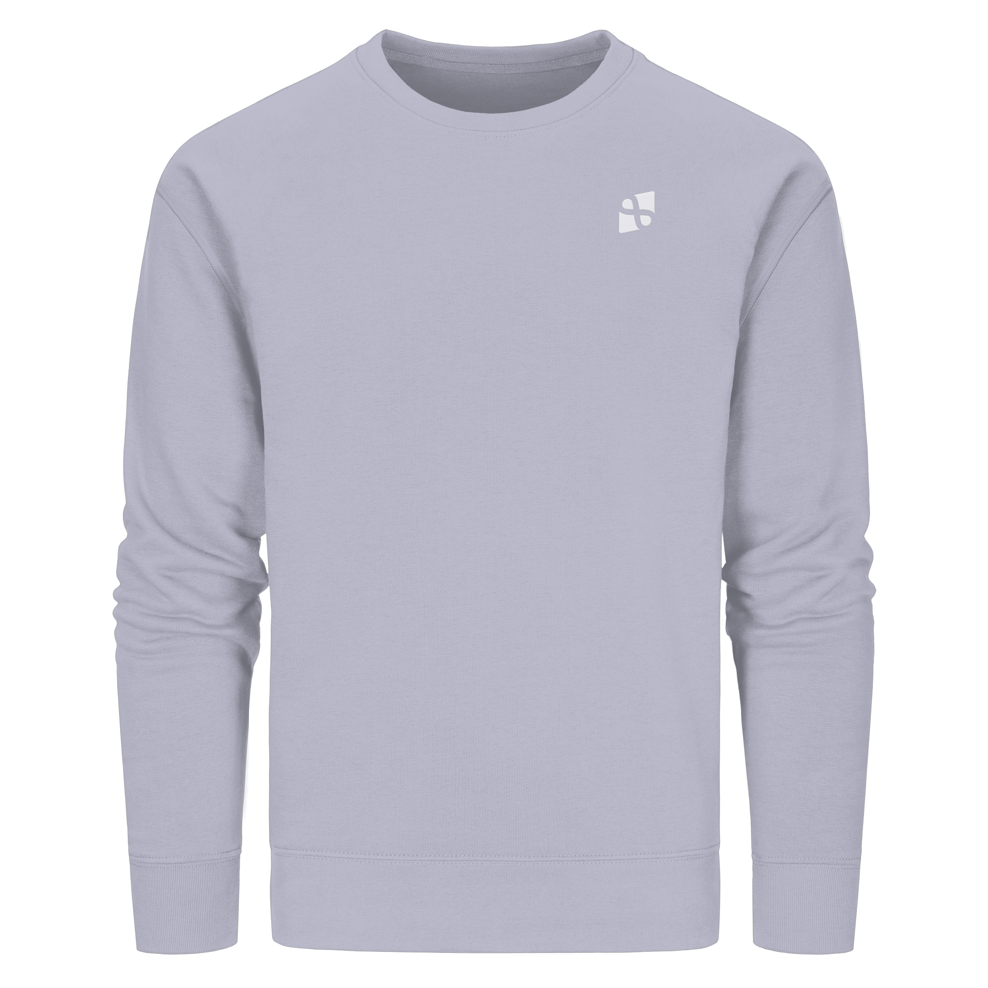 Tannenhäher mit Zirbelnuss + Emblem Stick - Organic Basic Unisex Sweatshirt