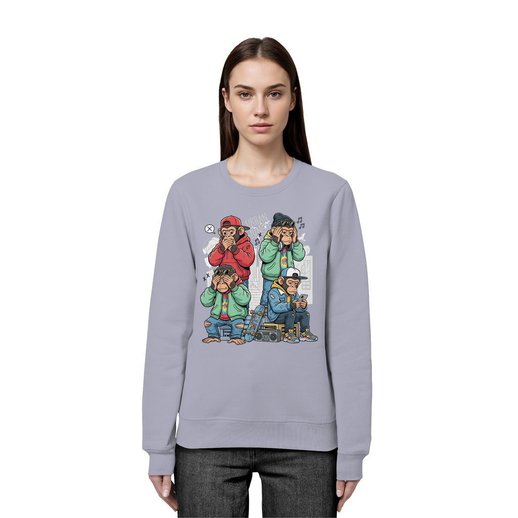 Die vier Stadtaffen - Organic Basic Unisex Sweatshirt