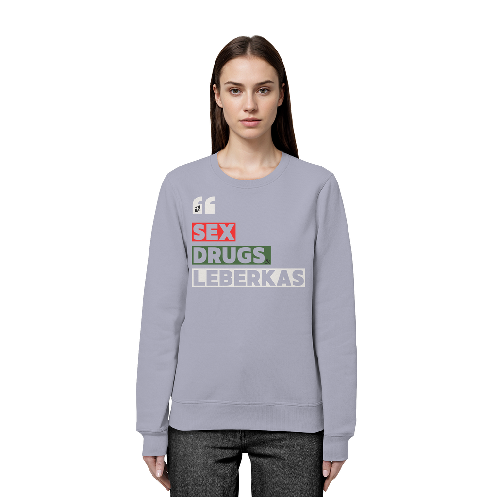 SDL- "SEX DRUGS & LEBERKAS" - Organic Basic Unisex Sweatshirt