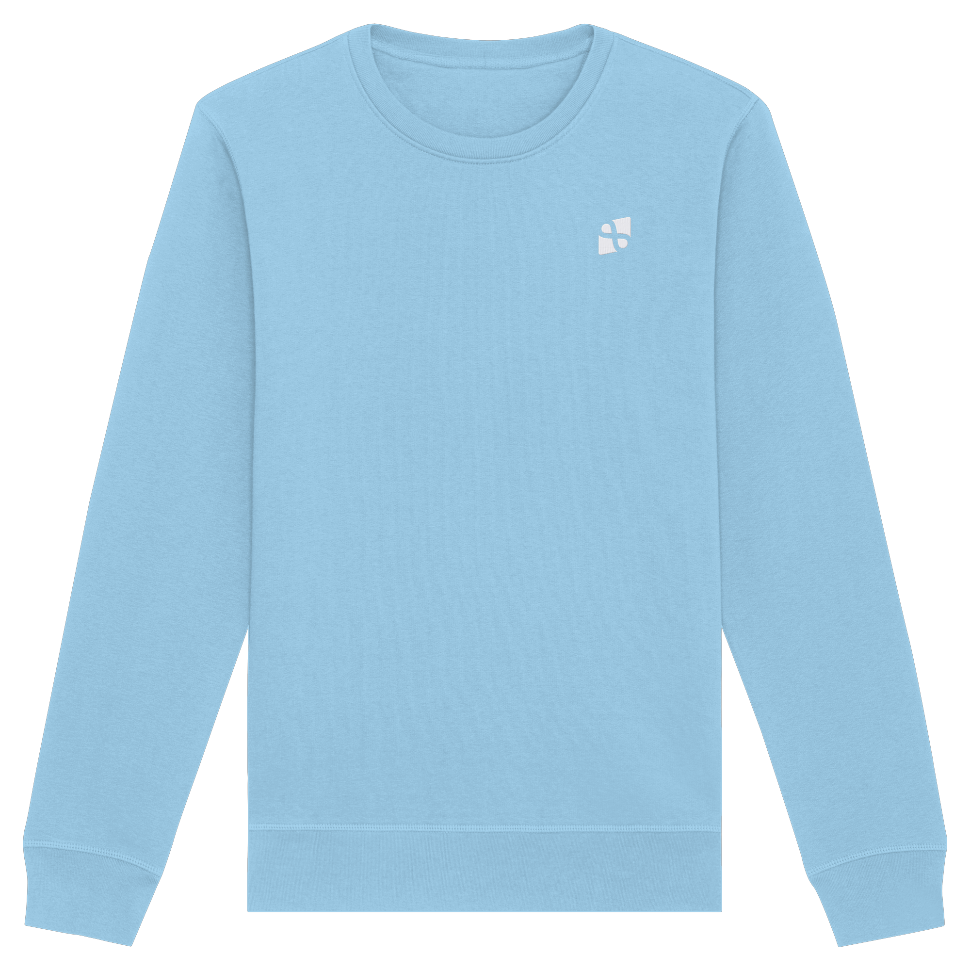 Tannenhäher mit Zirbelnuss + Emblem Stick - Organic Basic Unisex Sweatshirt