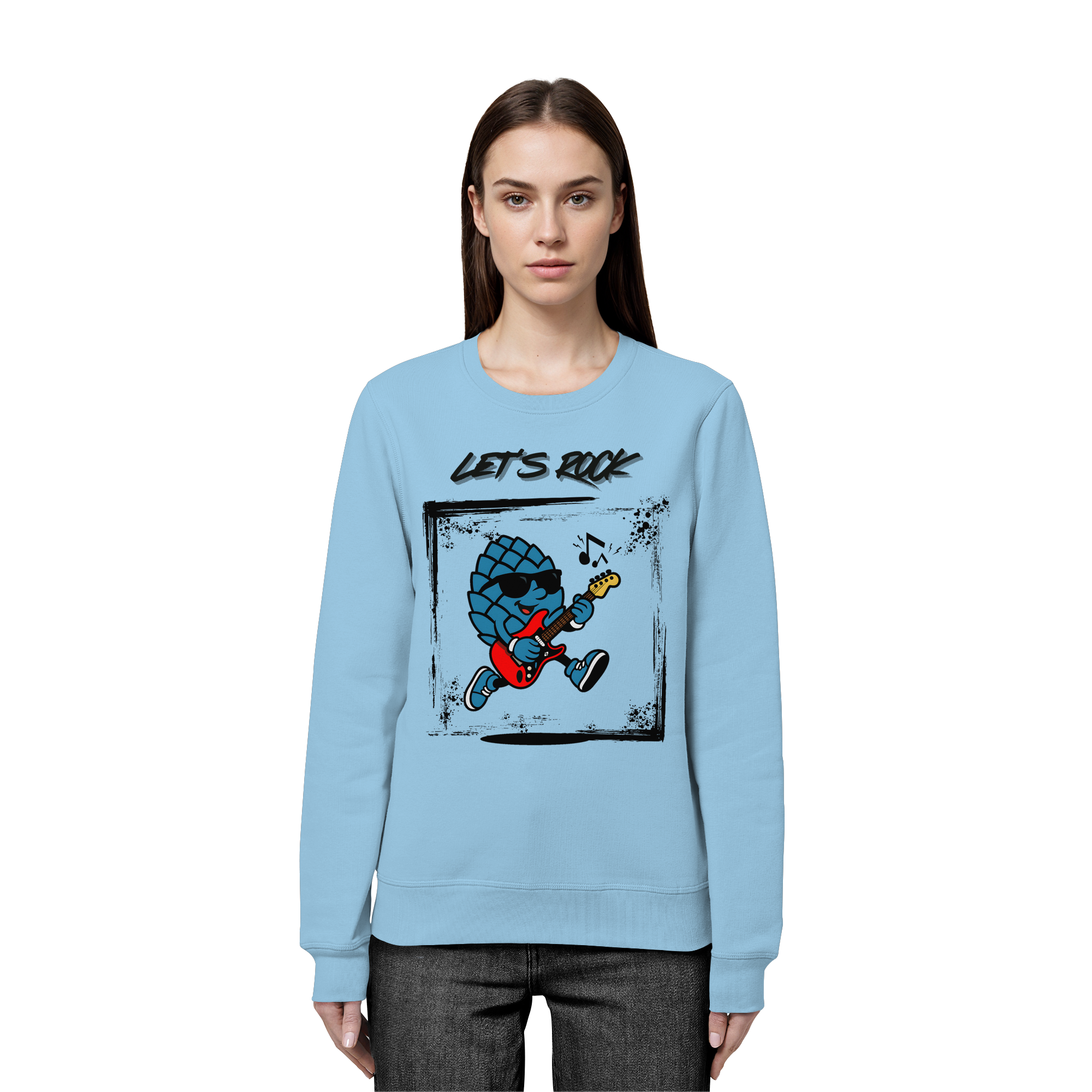 Lets Rock Zirbi - Organic Basic Unisex Sweatshirt