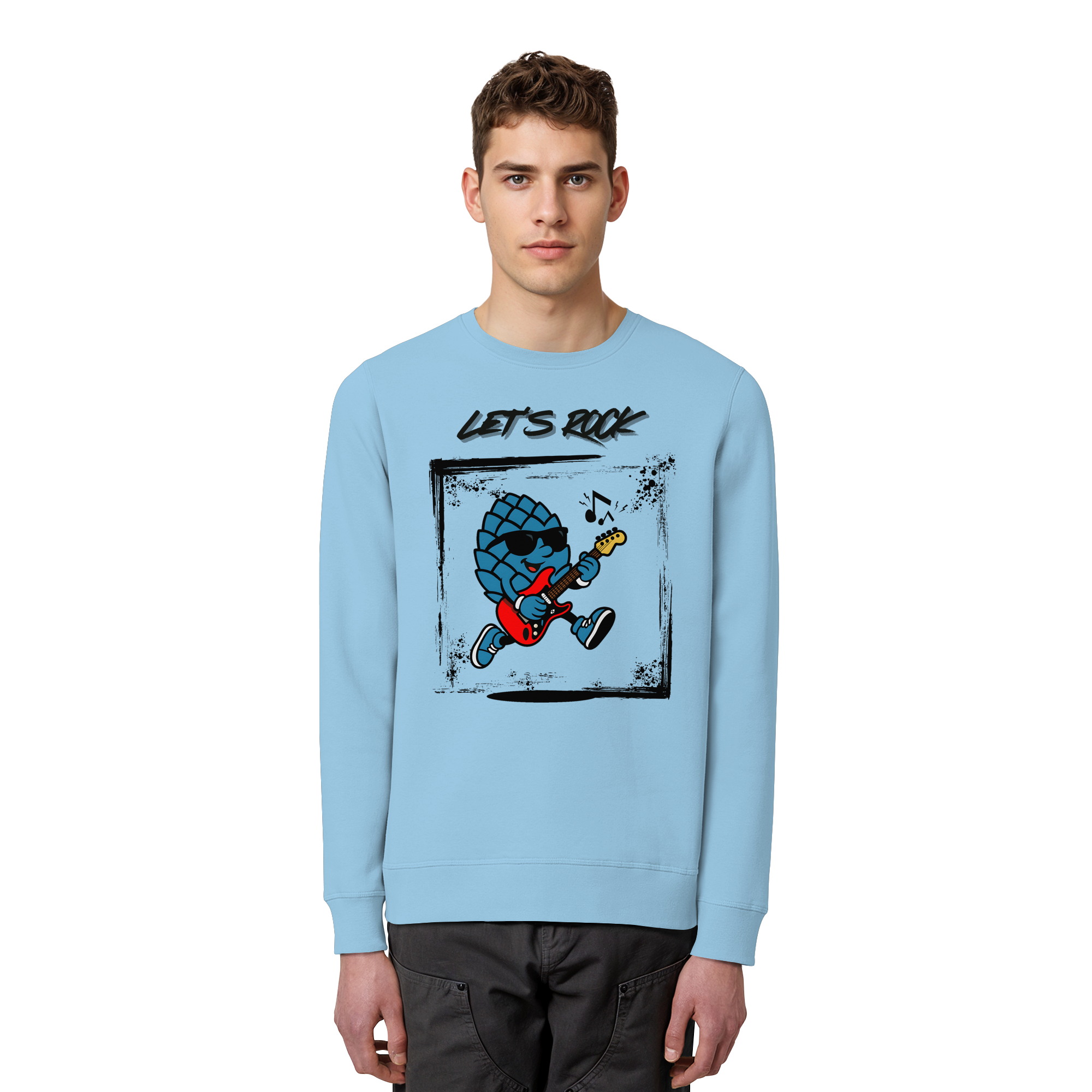 Lets Rock Zirbi - Organic Basic Unisex Sweatshirt