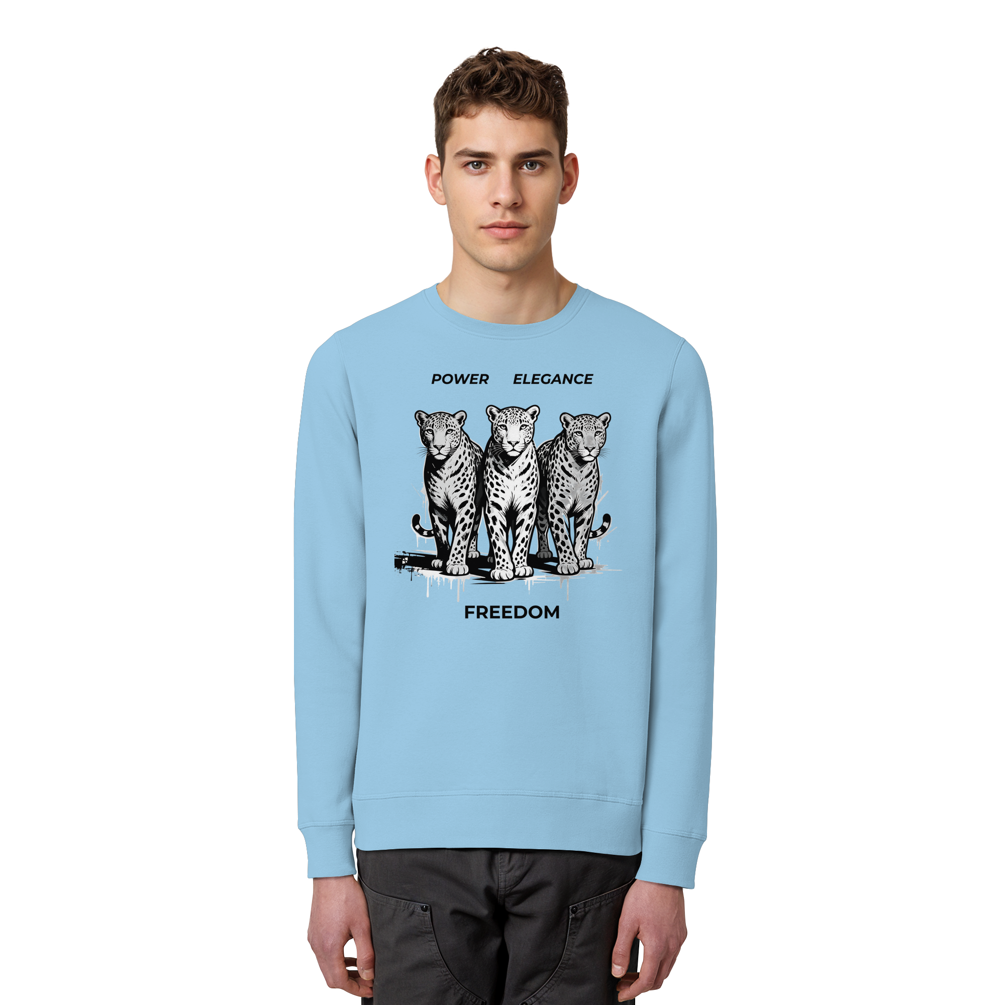 PER Leoparden - Organic Basic Unisex Sweatshirt