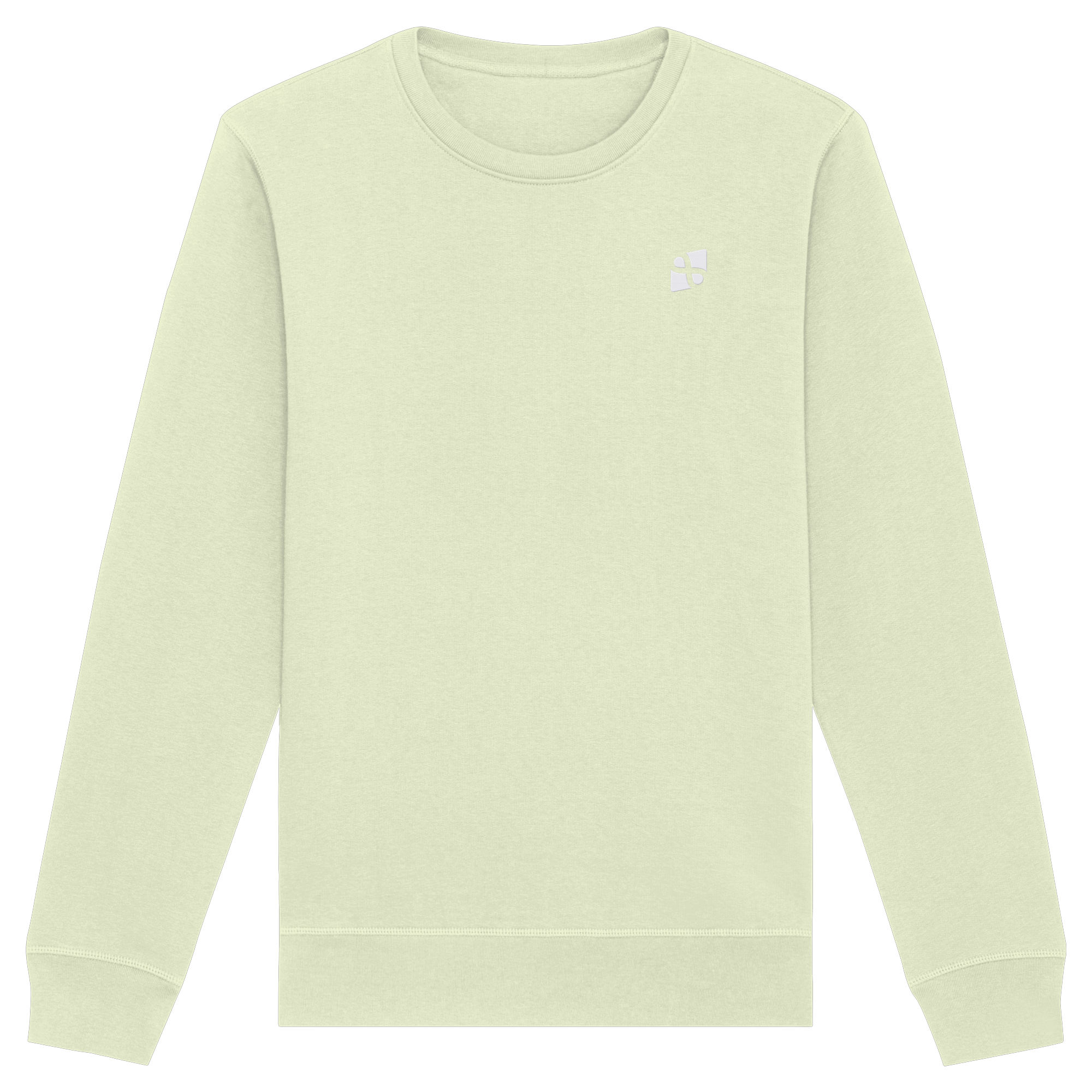 WTF - "Wear The Fair" Print mit besticktem Emblem - Organic Basic Unisex Sweatshirt