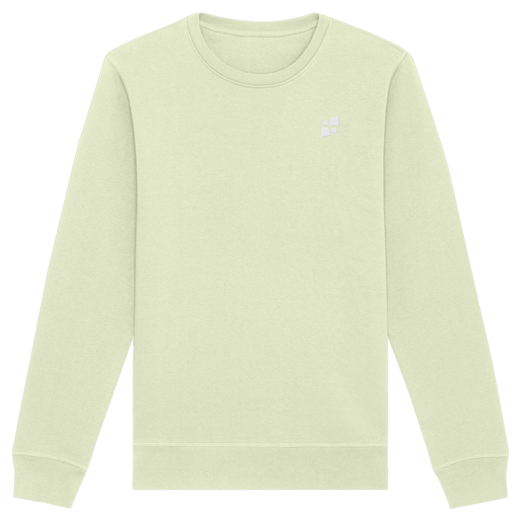 Tannenhäher mit Zirbelnuss + Emblem Stick - Organic Basic Unisex Sweatshirt