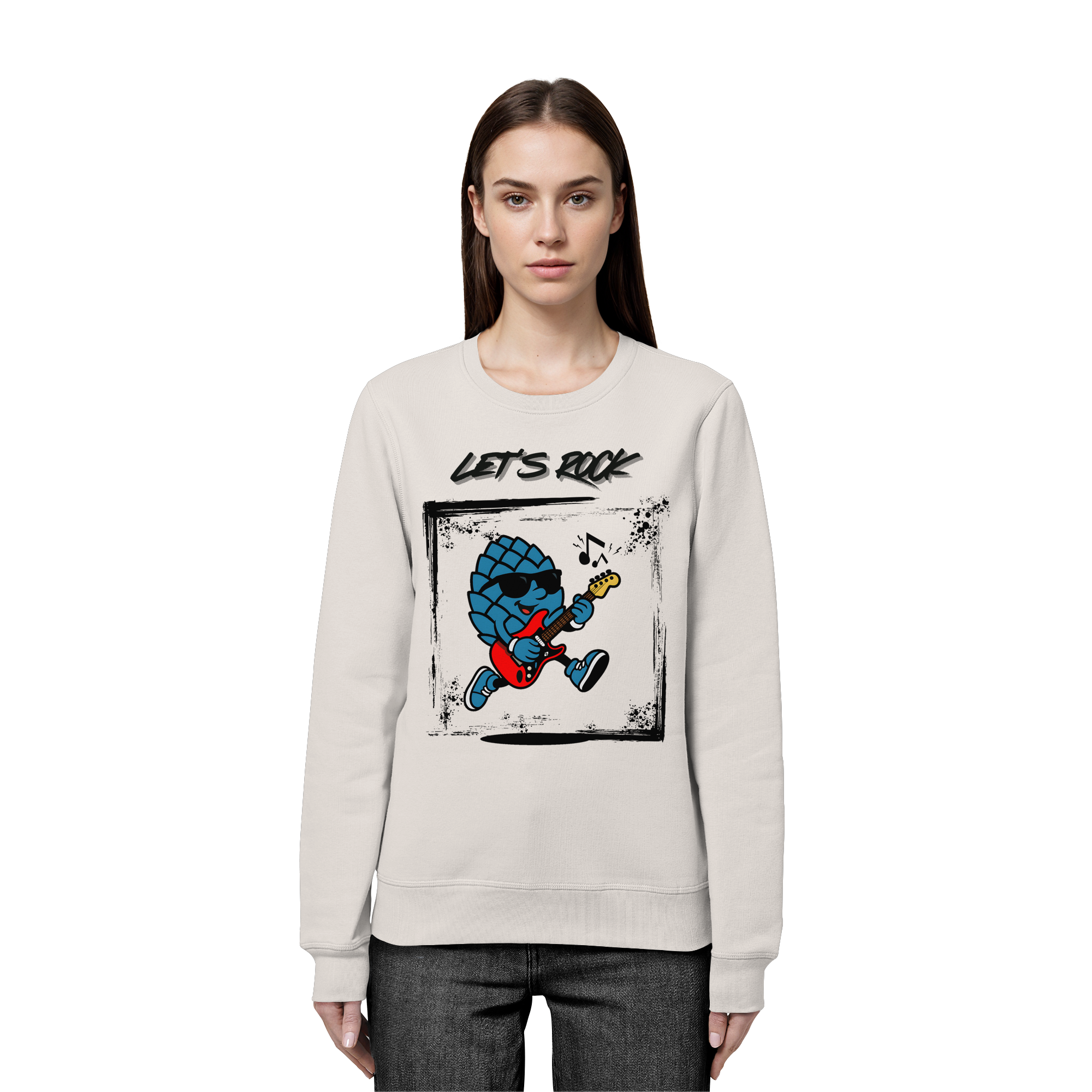 Lets Rock Zirbi - Organic Basic Unisex Sweatshirt