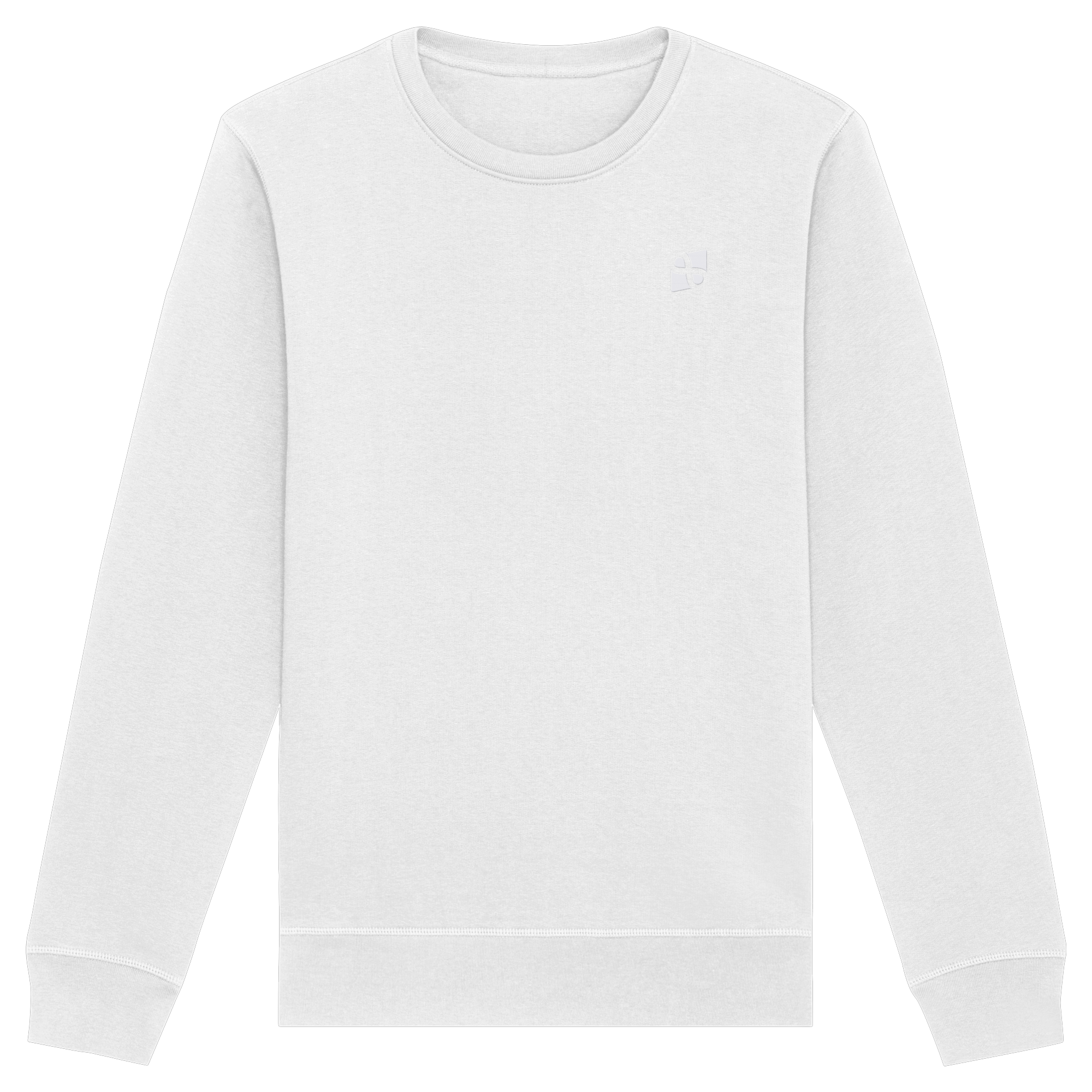 WTF - "Wear The Fair" Print mit besticktem Emblem - Organic Basic Unisex Sweatshirt