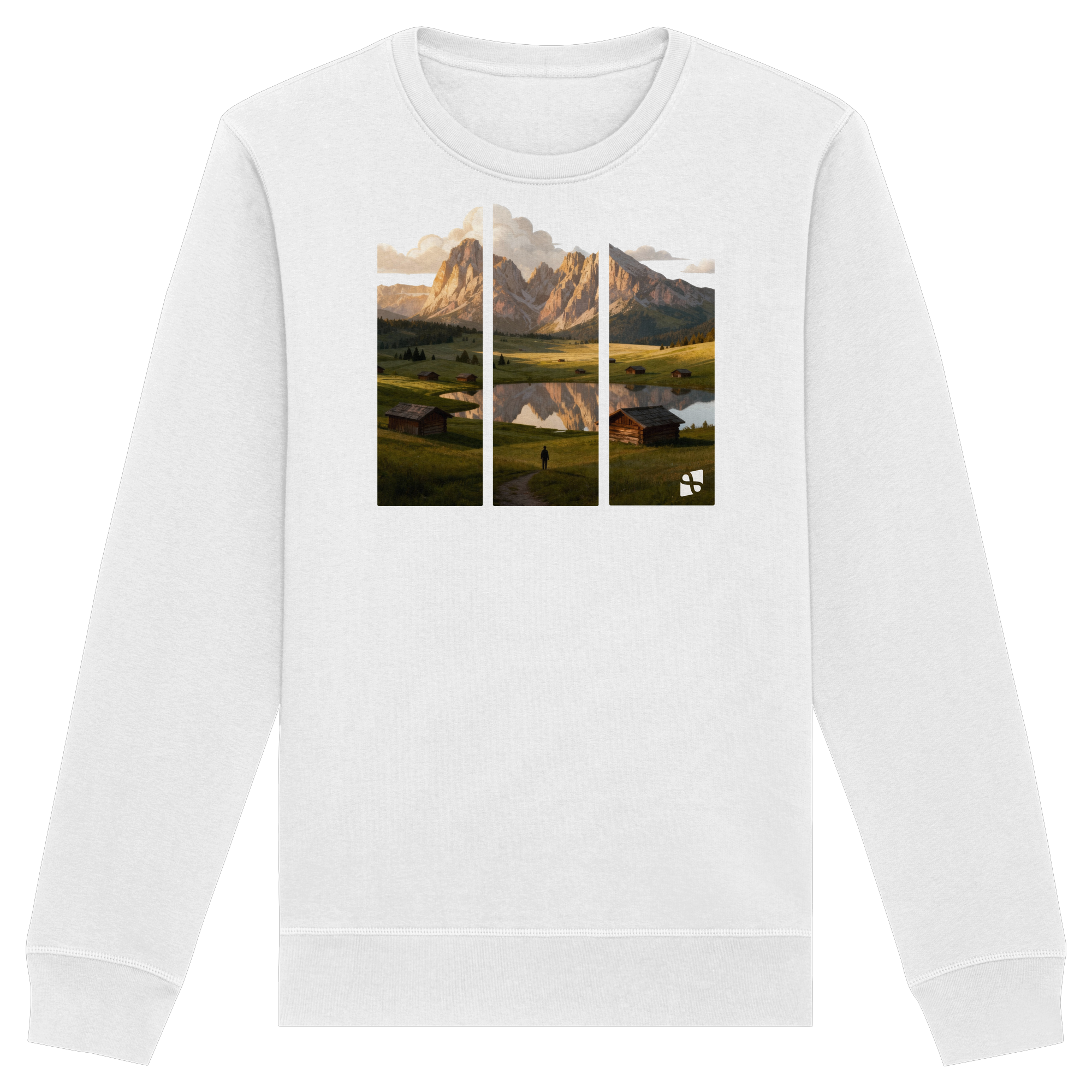Mountainview - Organic Basic Unisex Sweatshirt