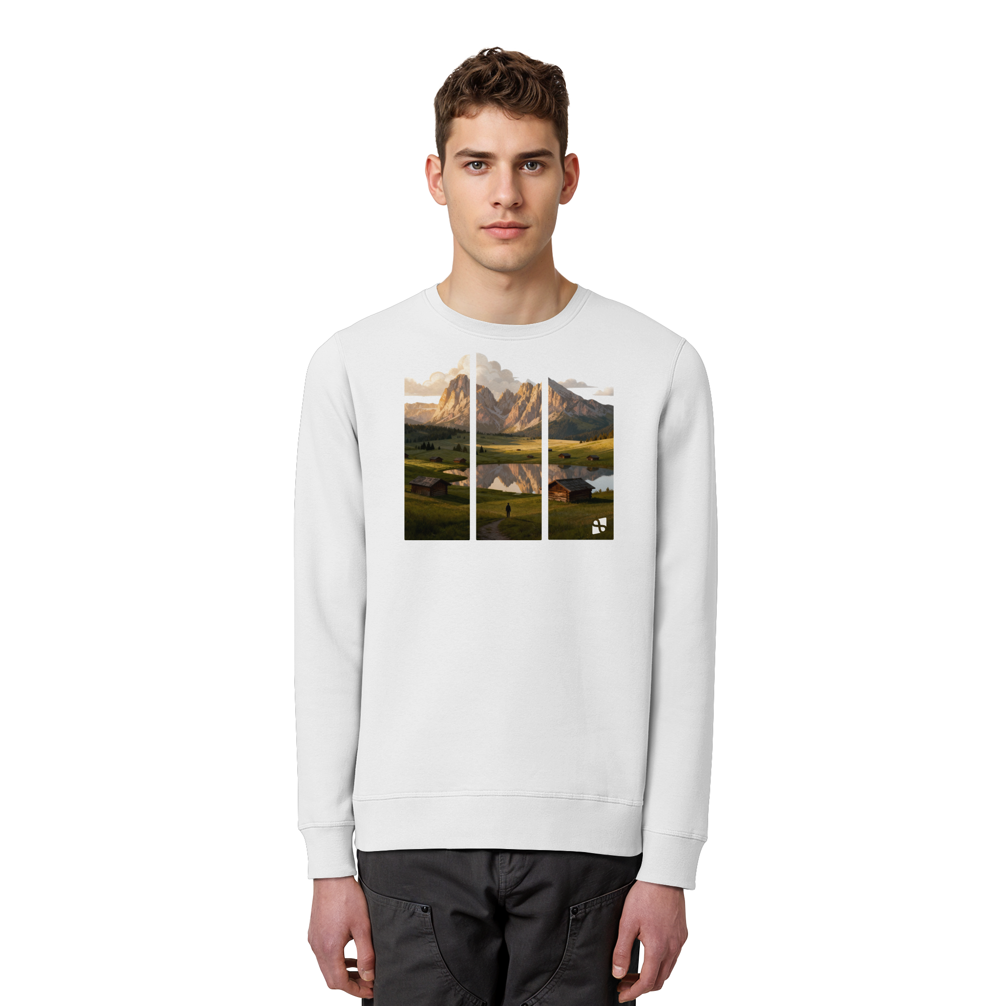 Mountainview - Organic Basic Unisex Sweatshirt