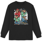 Die vier Stadtaffen - Organic Heavy Oversized Longsleeve T-Shirt