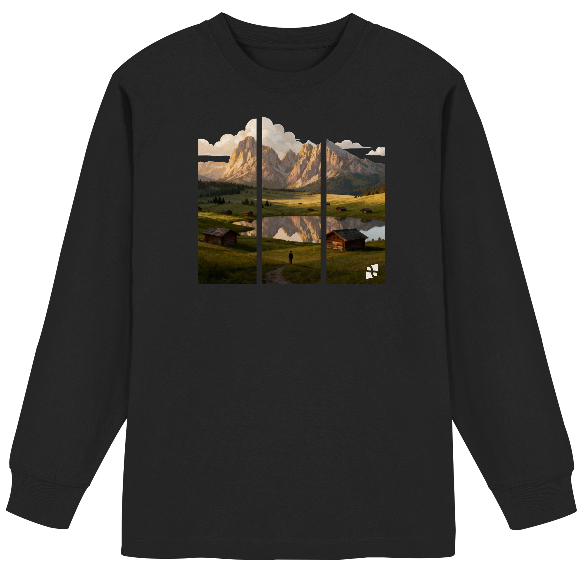 Mountainview - Organic Heavy Oversized Longsleeve T-Shirt