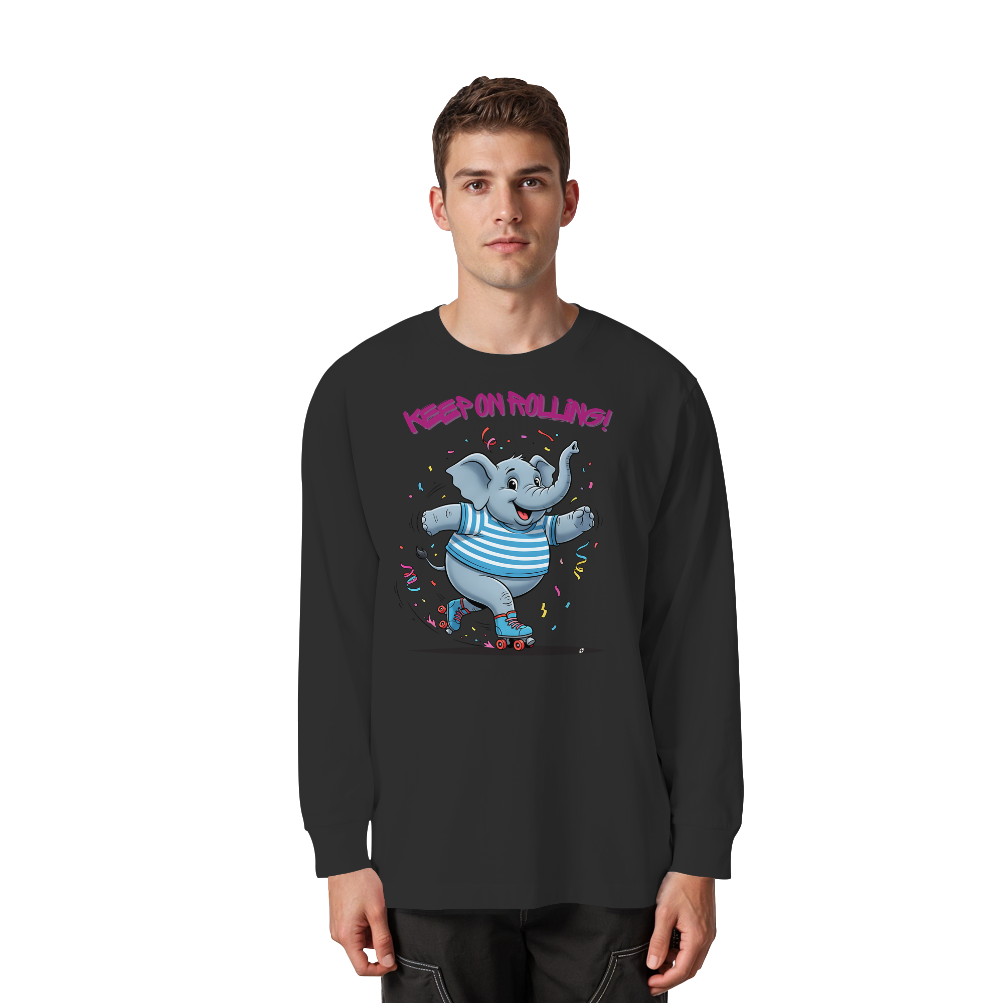 RollerFant - Organic Heavy Oversized Longsleeve T-Shirt