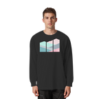 Pastell Mountain - Organic Heavy Oversized Longsleeve T-Shirt