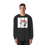 Kirschblüten Vibes - Organic Heavy Oversized Longsleeve T-Shirt