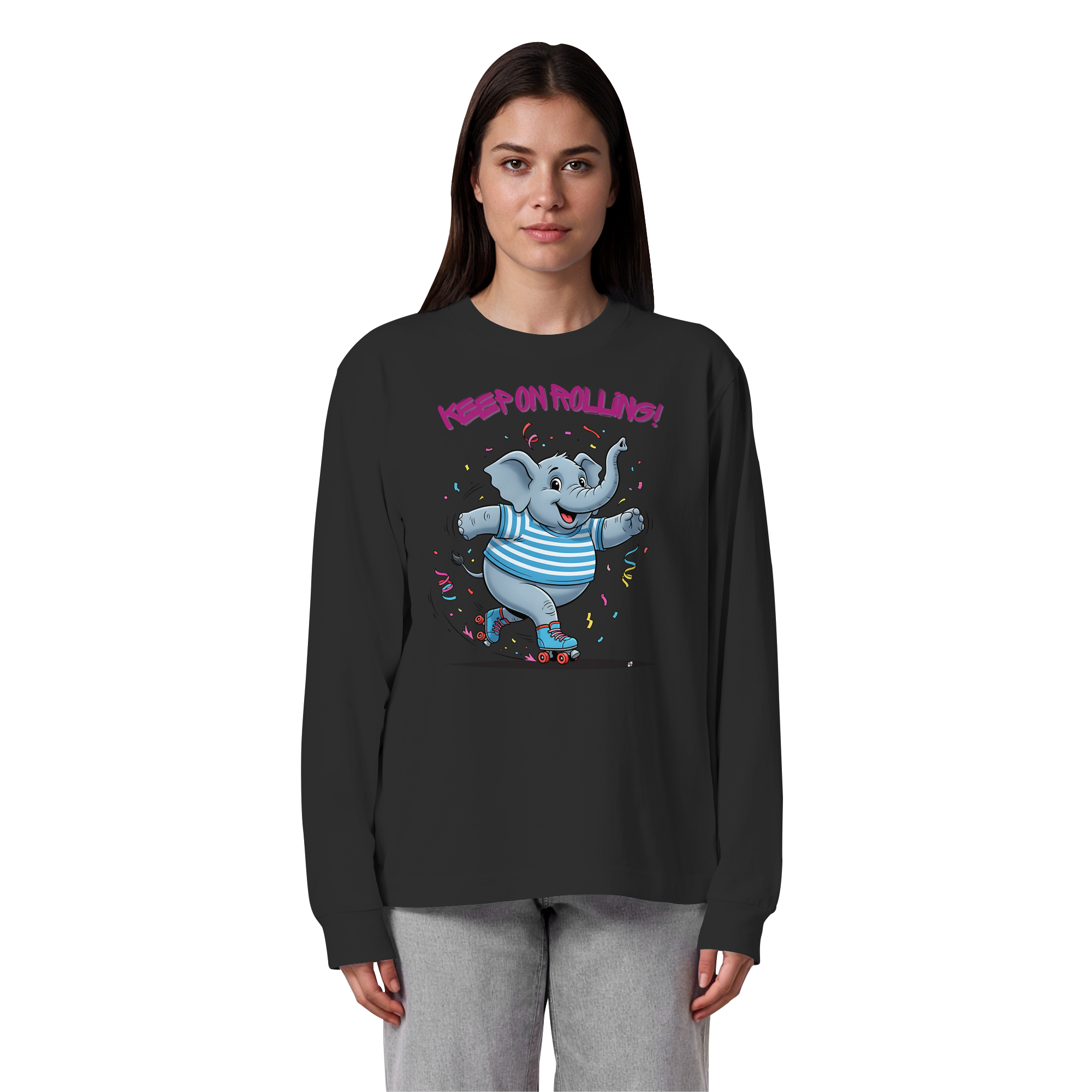 RollerFant - Organic Heavy Oversized Longsleeve T-Shirt
