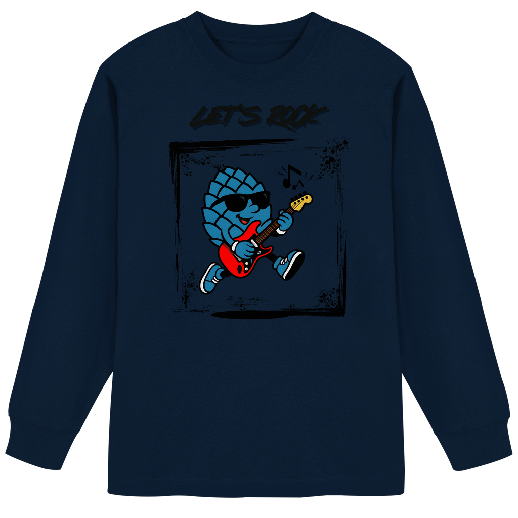 Lets Rock Zirbi - Organic Heavy Oversized Longsleeve T-Shirt