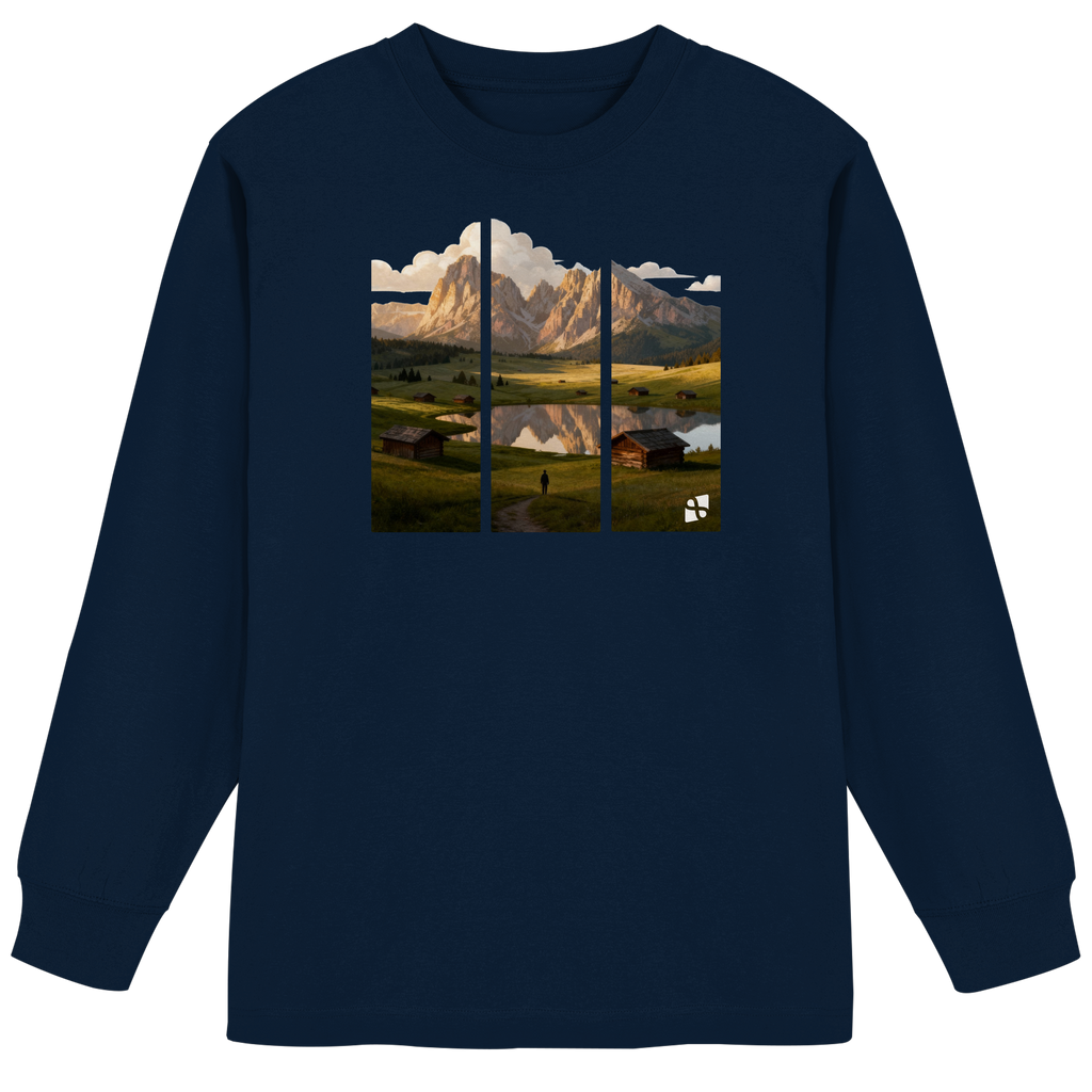 Mountainview - Organic Heavy Oversized Longsleeve T-Shirt