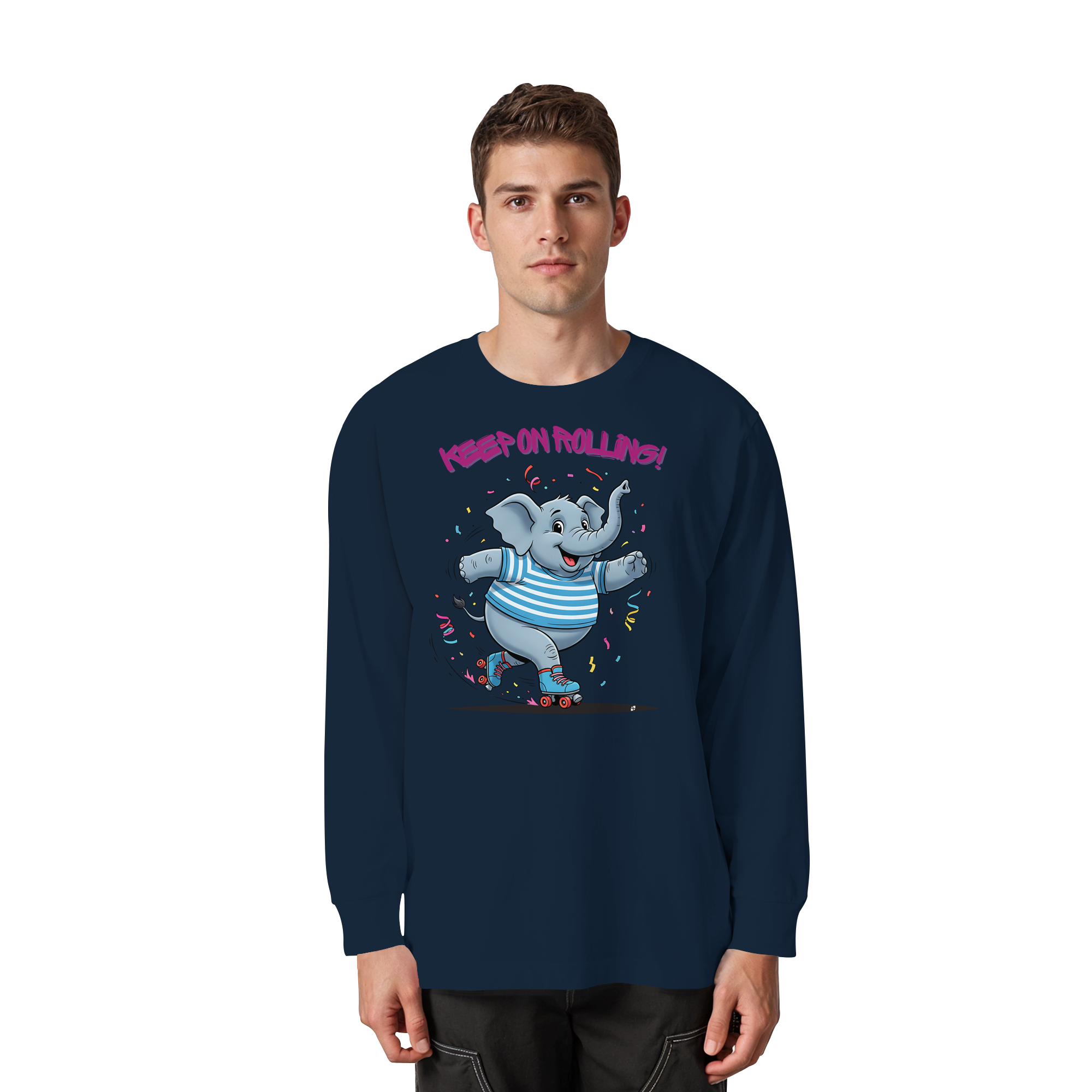RollerFant - Organic Heavy Oversized Longsleeve T-Shirt