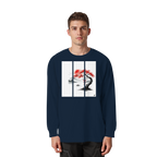 Kirschblüten Vibes - Organic Heavy Oversized Longsleeve T-Shirt