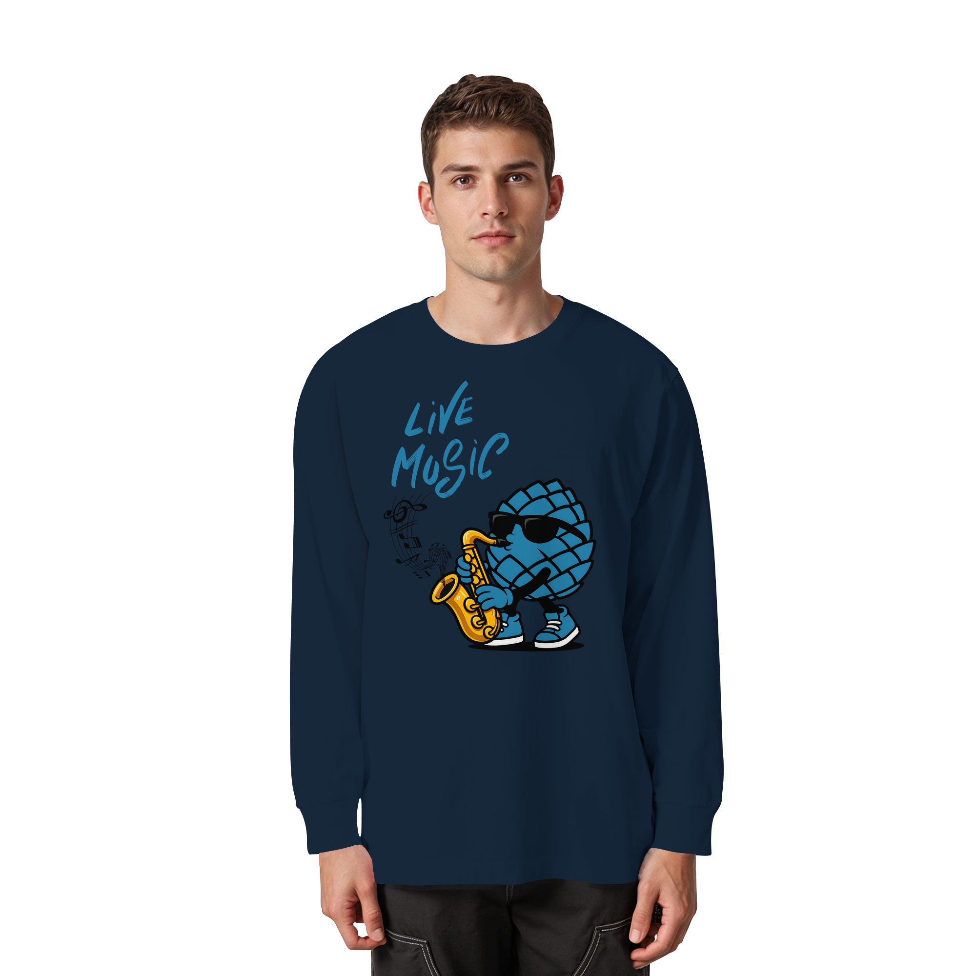 Jazz Zirbi - Organic Heavy Oversized Longsleeve T-Shirt