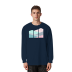 Pastell Mountain - Organic Heavy Oversized Longsleeve T-Shirt