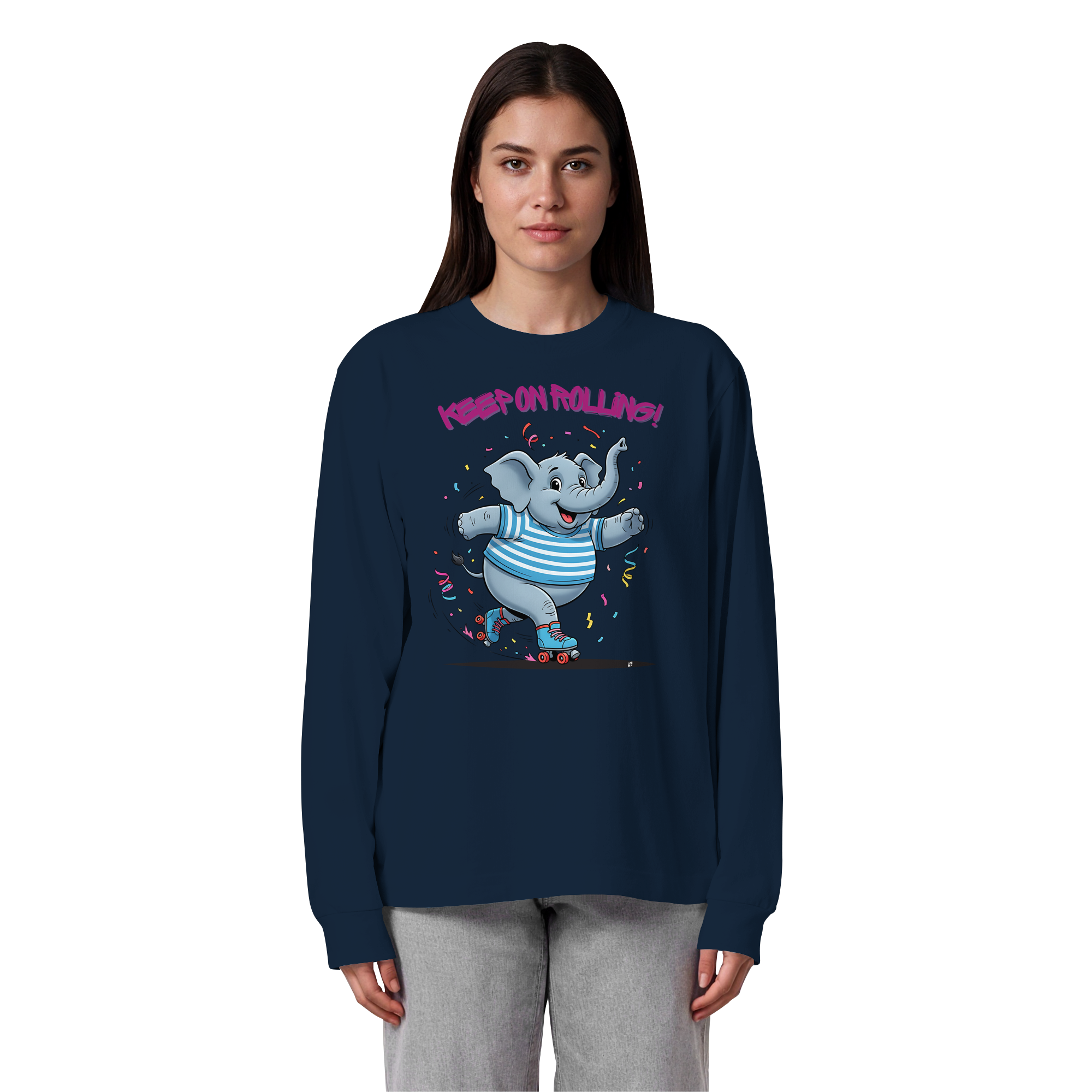 RollerFant - Organic Heavy Oversized Longsleeve T-Shirt