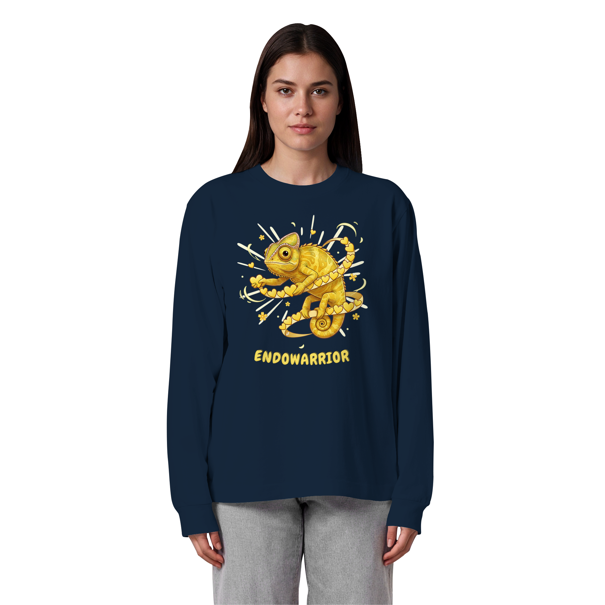 Endowarrior - Organic Heavy Oversized Longsleeve T-Shirt