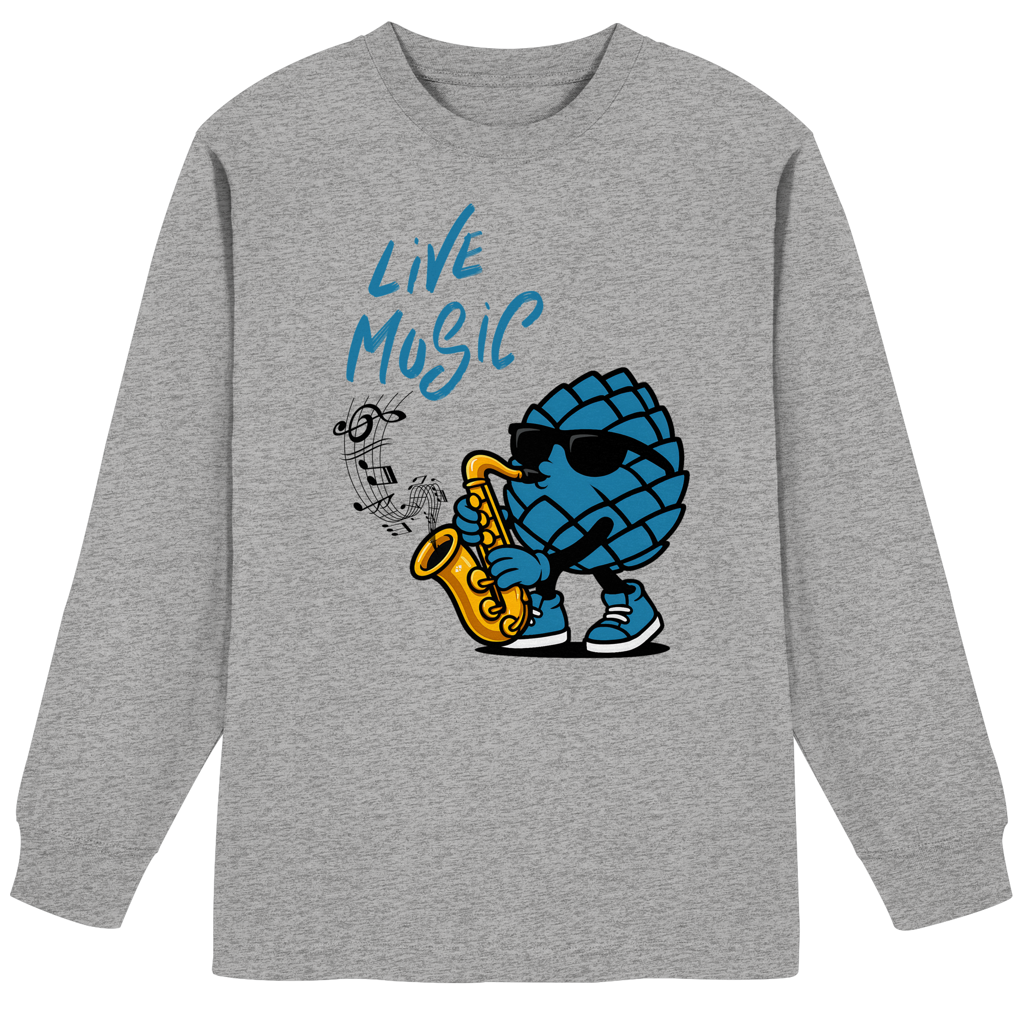Jazz Zirbi - Organic Heavy Oversized Longsleeve T-Shirt