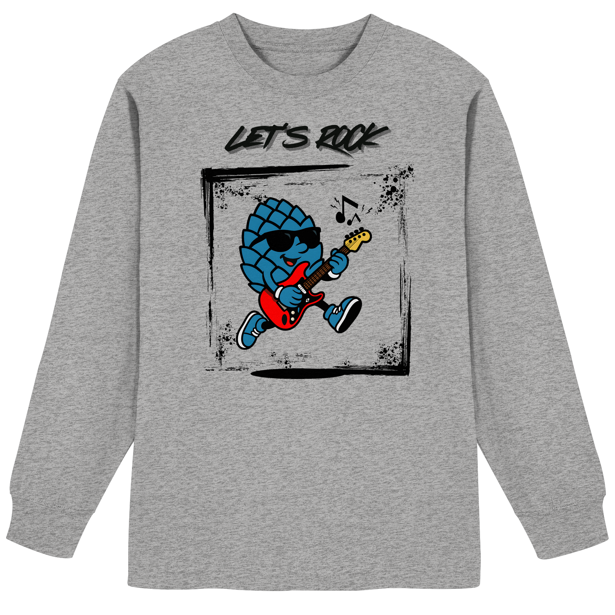 Lets Rock Zirbi - Organic Heavy Oversized Longsleeve T-Shirt