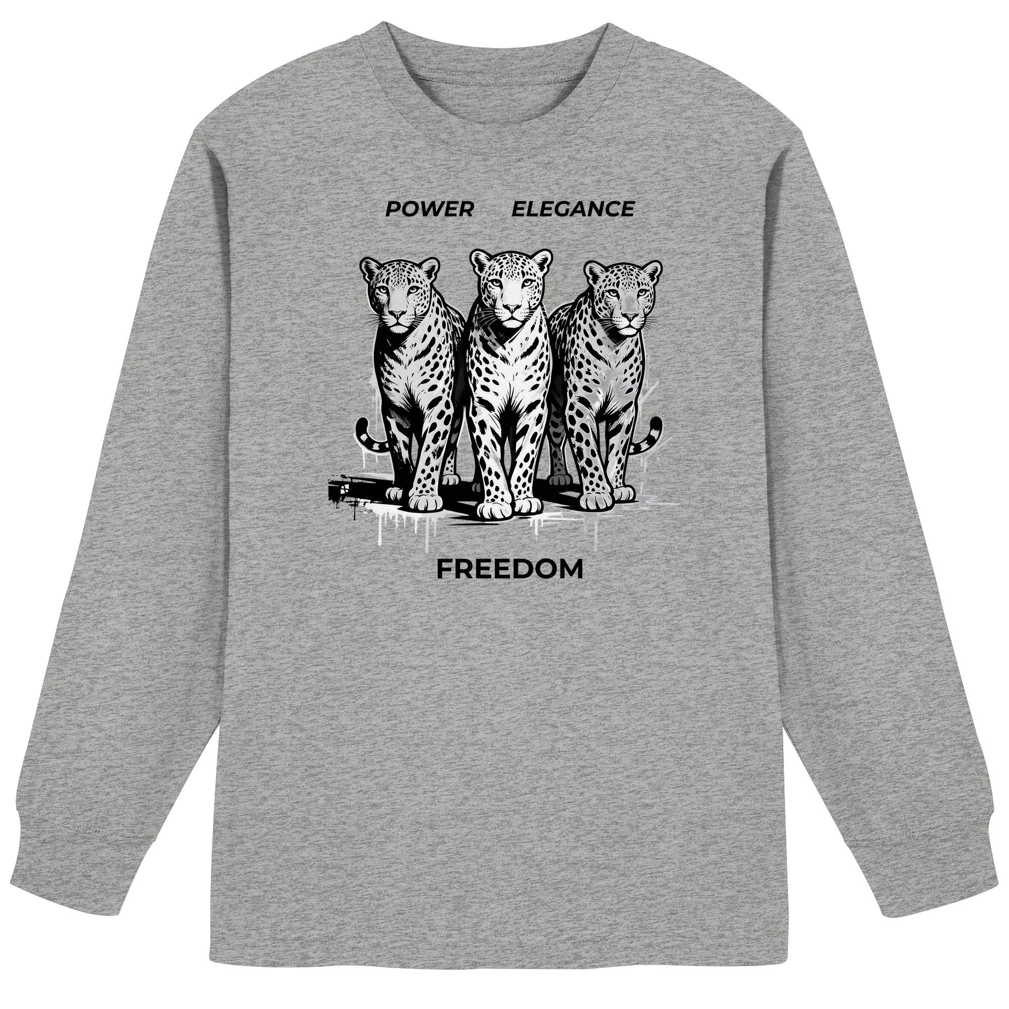 PER Leoparden - Organic Heavy Oversized Longsleeve T-Shirt