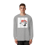 Kirschblüten Vibes - Organic Heavy Oversized Longsleeve T-Shirt